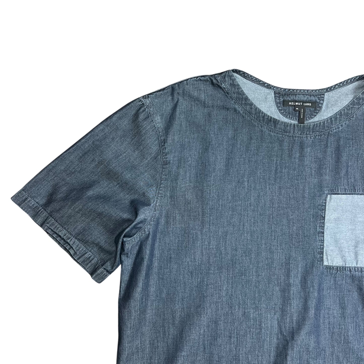 Helmut Lang Denim Pocket T-shirt - XL
