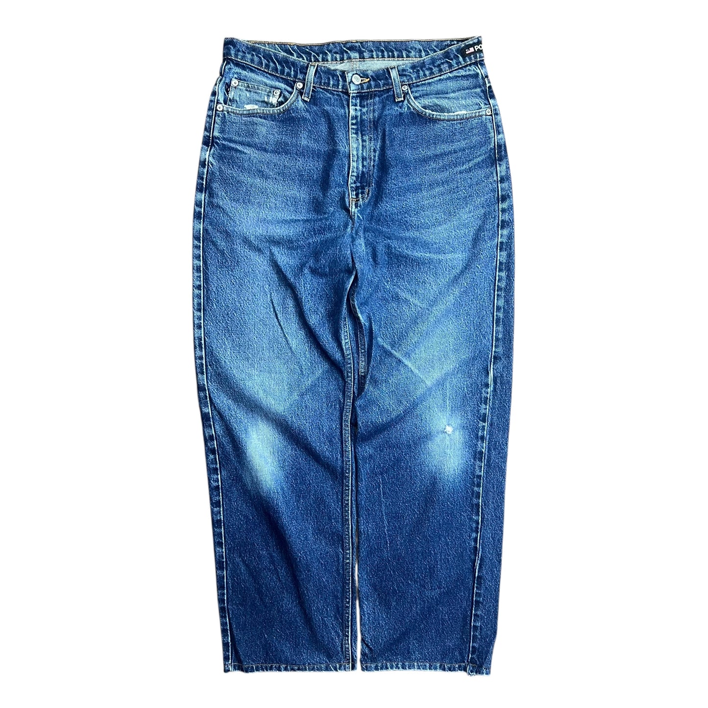Polo Jeans Co Faded Blue Jeans - 33"