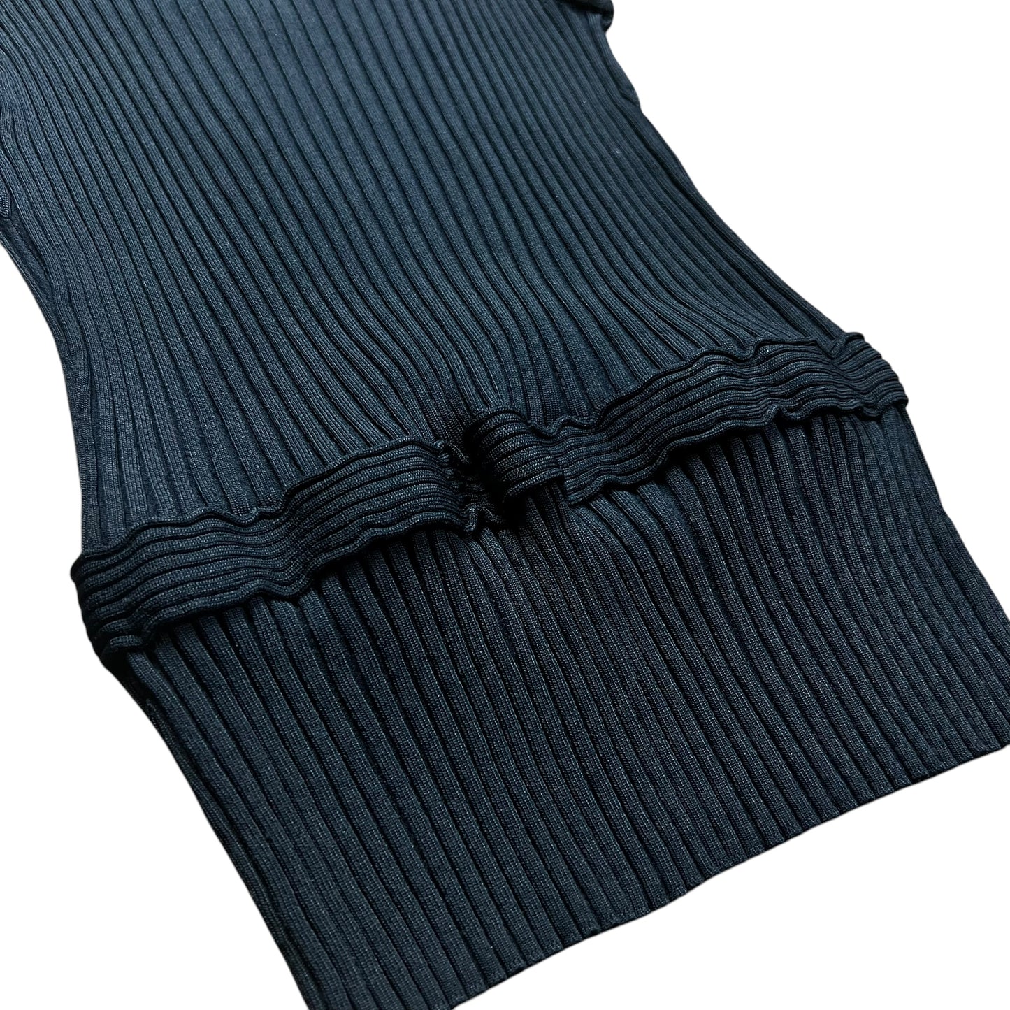 Willi Smith Black Belt Sweater Top - M