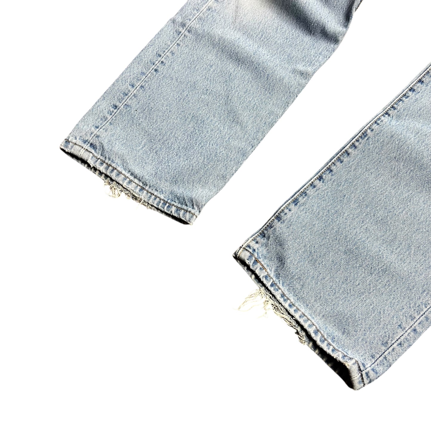 Levi’s 501XX Faded & Distressed Light Wash Jeans - 34”