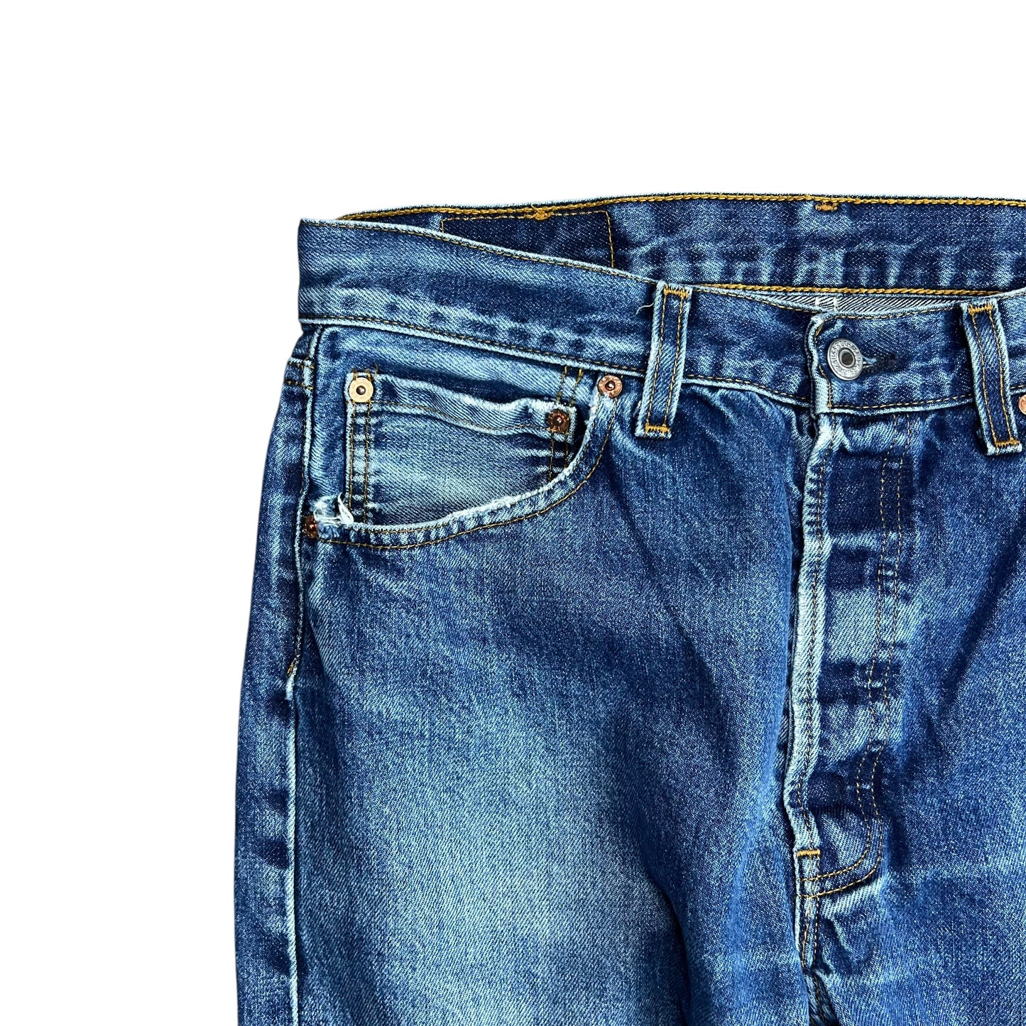 Levi's 501XX Faded Blue Jeans - 32"