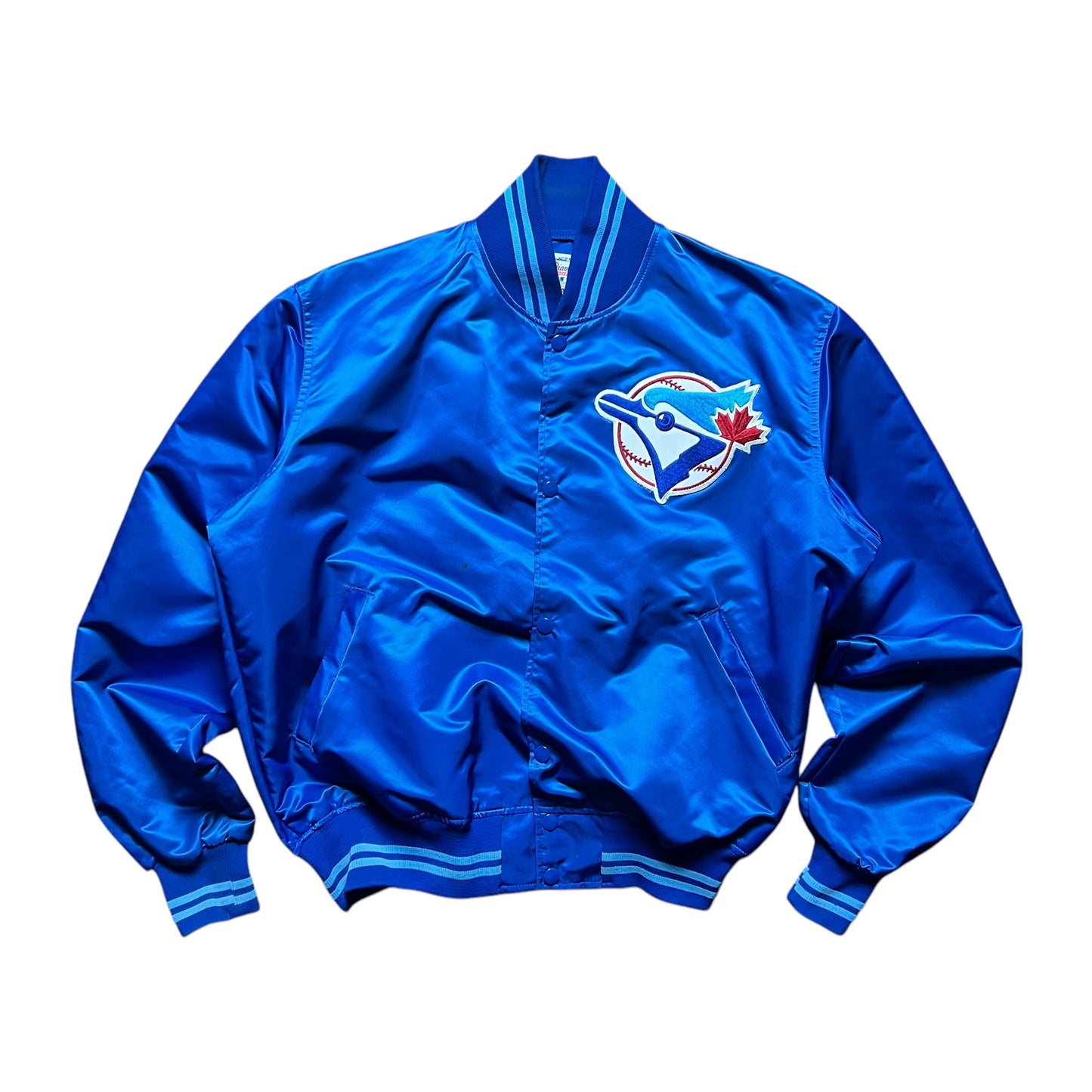 Starter Toronto Blue Jays Satin Bomber Jacket - L