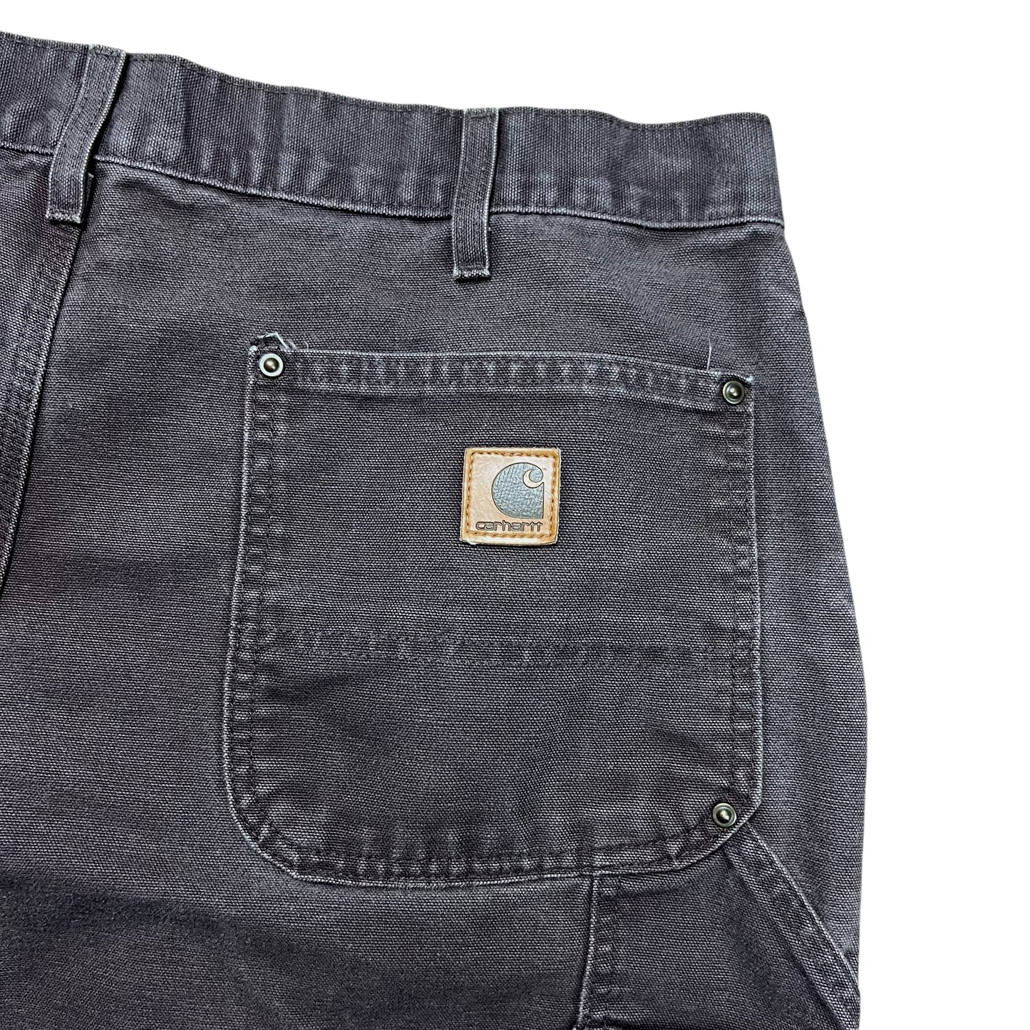 Carhartt Faded Brown Double Knee Work Pants - 38”