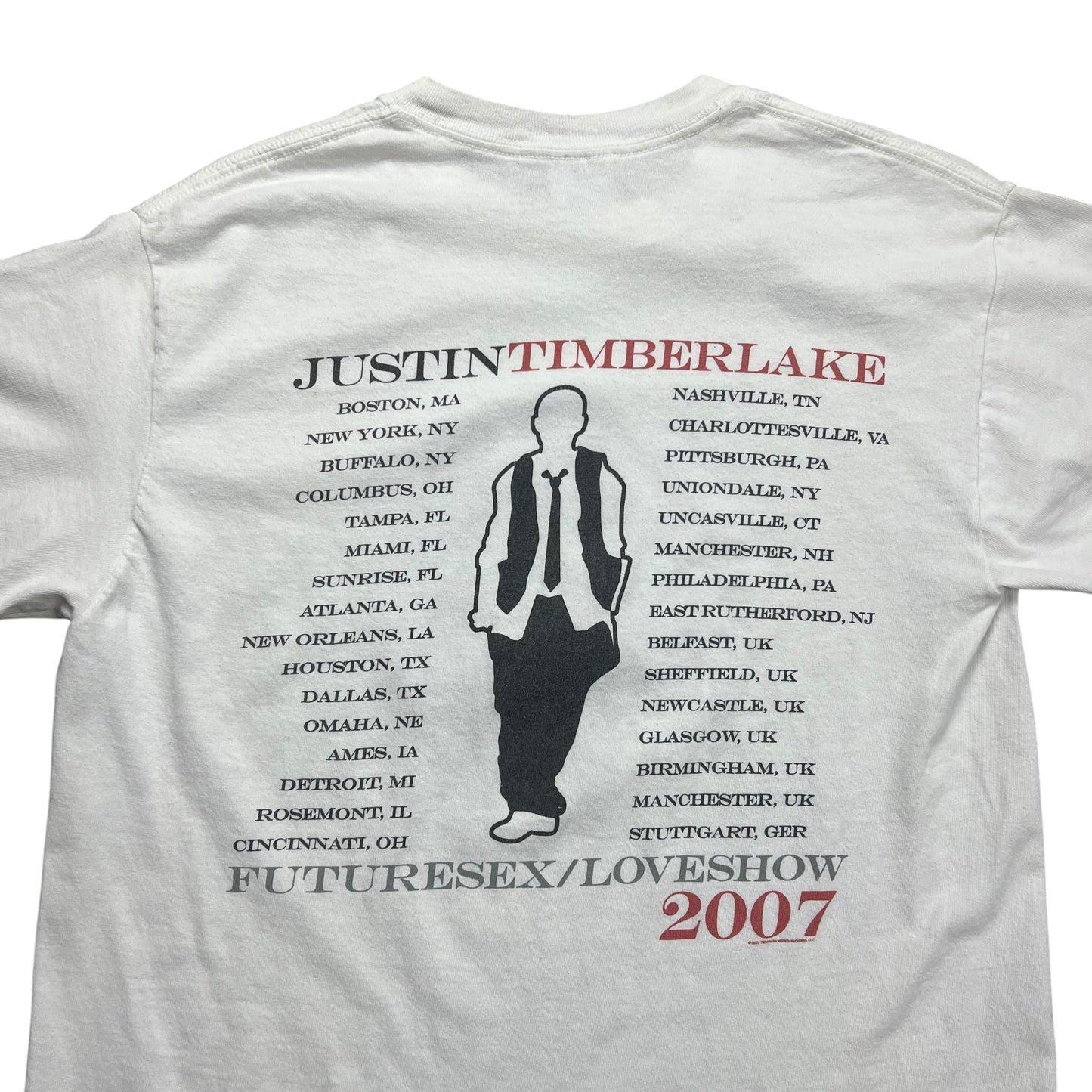 2007 Justin Timberlake Tour T-shirt - M