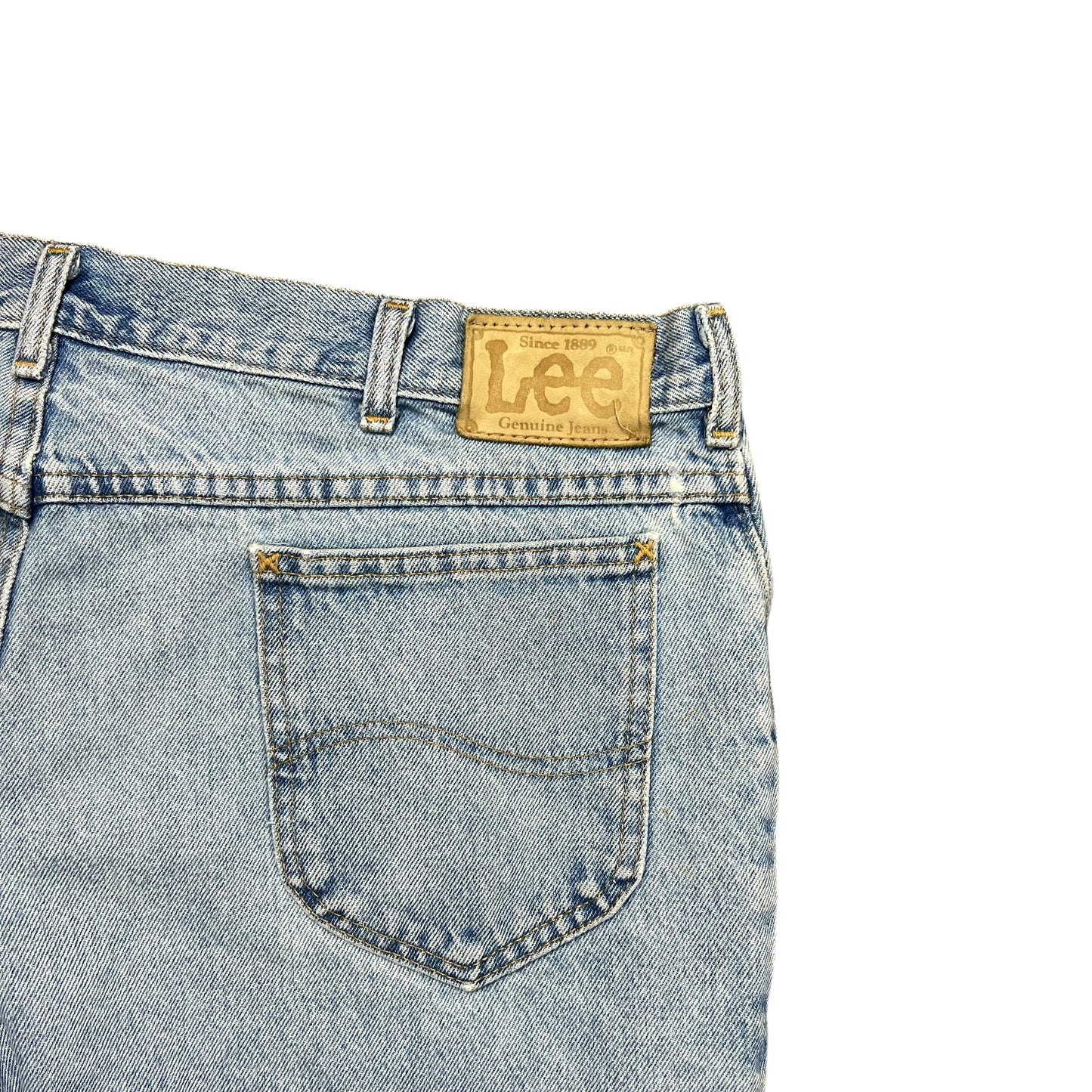 Lee Light Wash Baggy Jean Shorts - 38"
