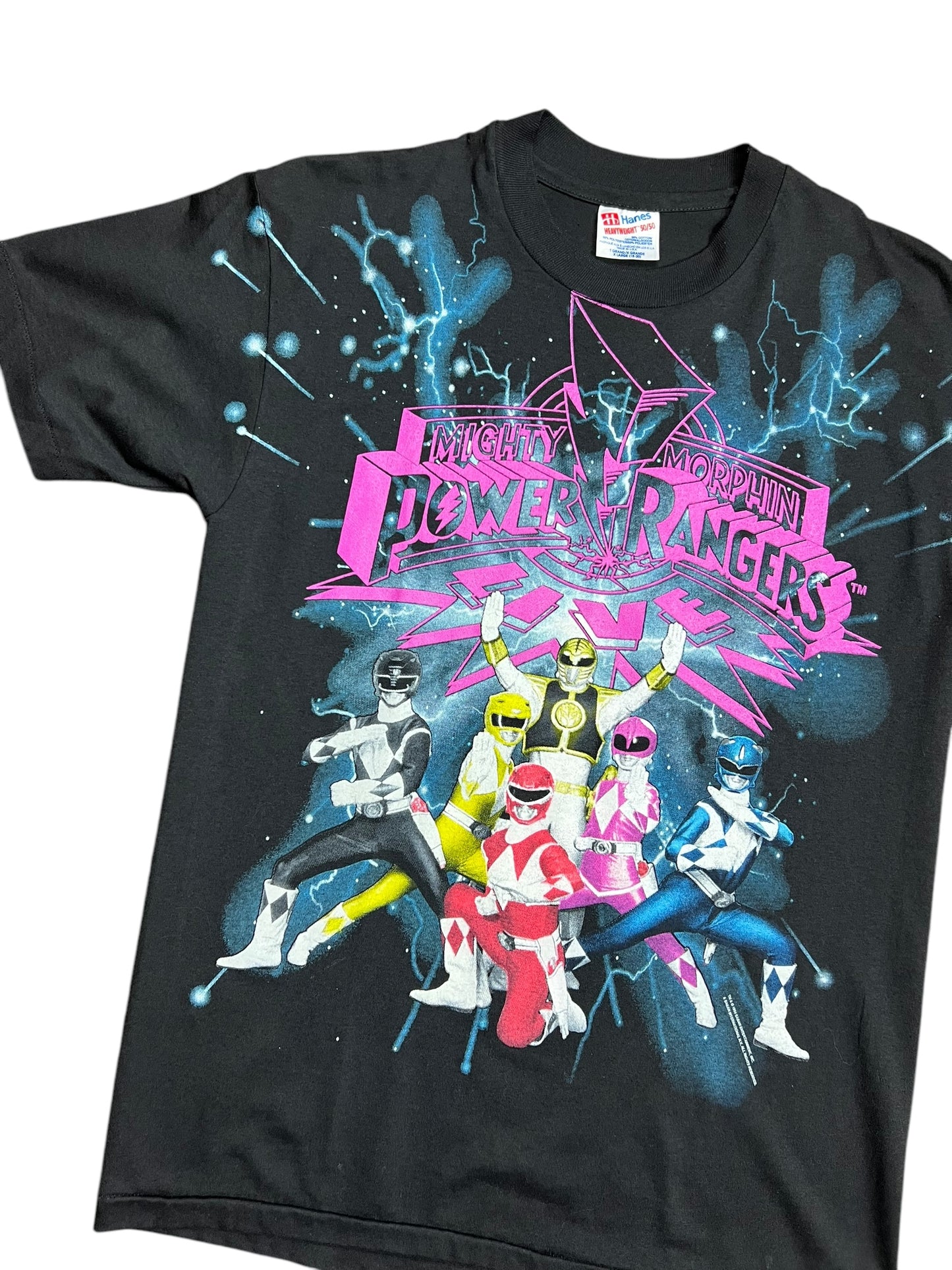 1994 Mighty Morphin Power Rangers T-shirt - M