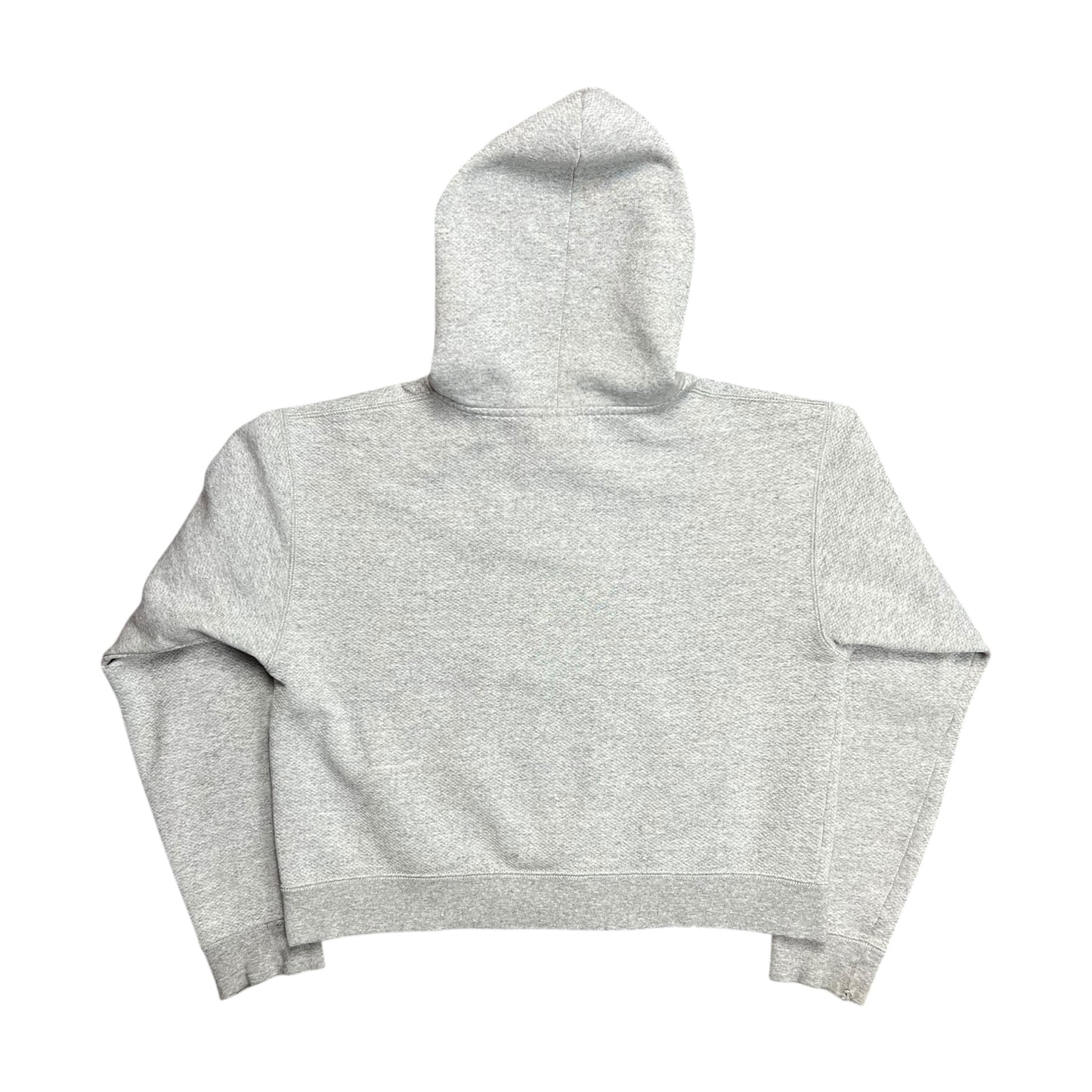 Tommy Hilfiger Grey Cropped Zip-up Hoodie - M