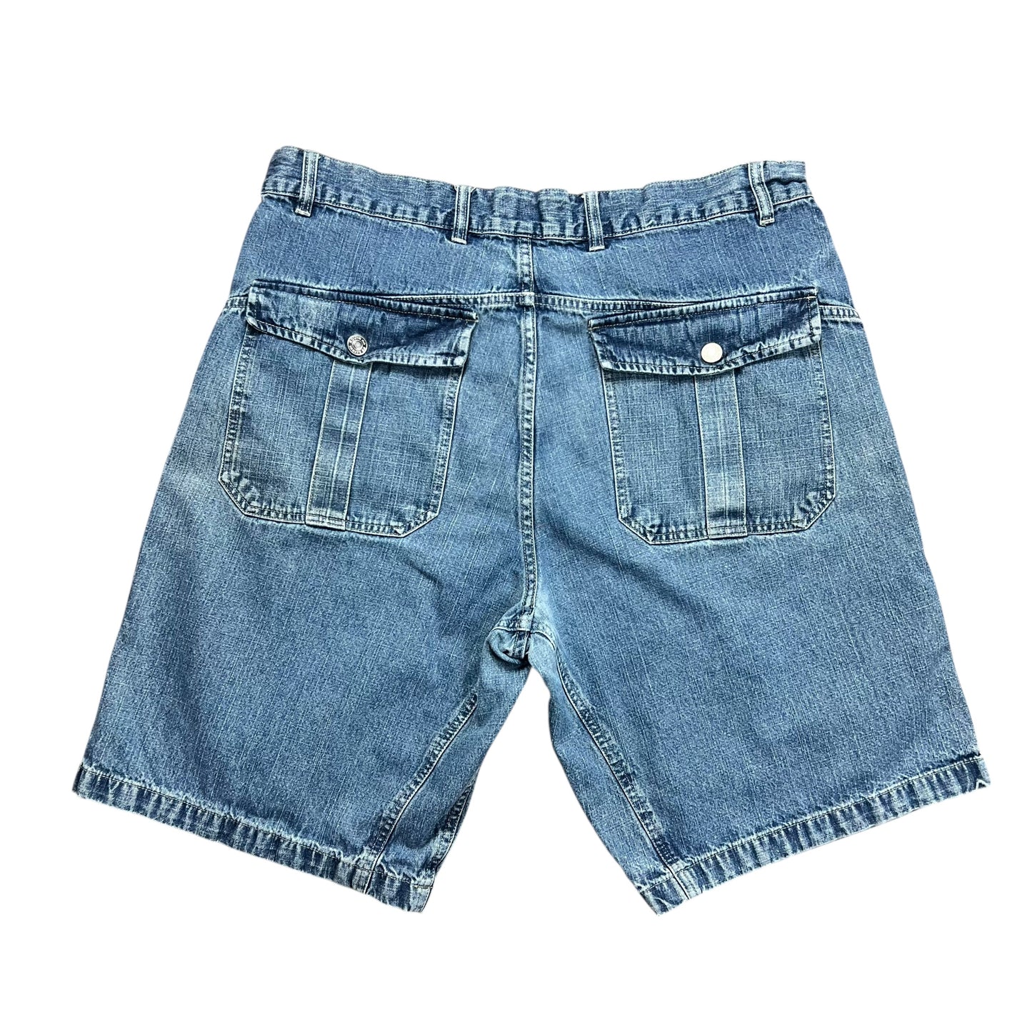 Route 66 Faded Blue Jean Shorts - 36”