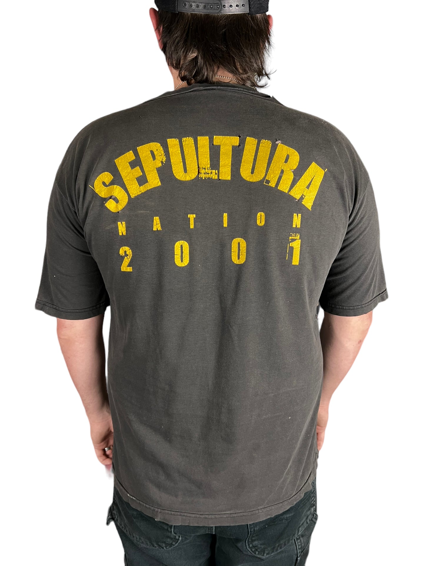 Faded 2001 Sepultura Tour T-shirt - L