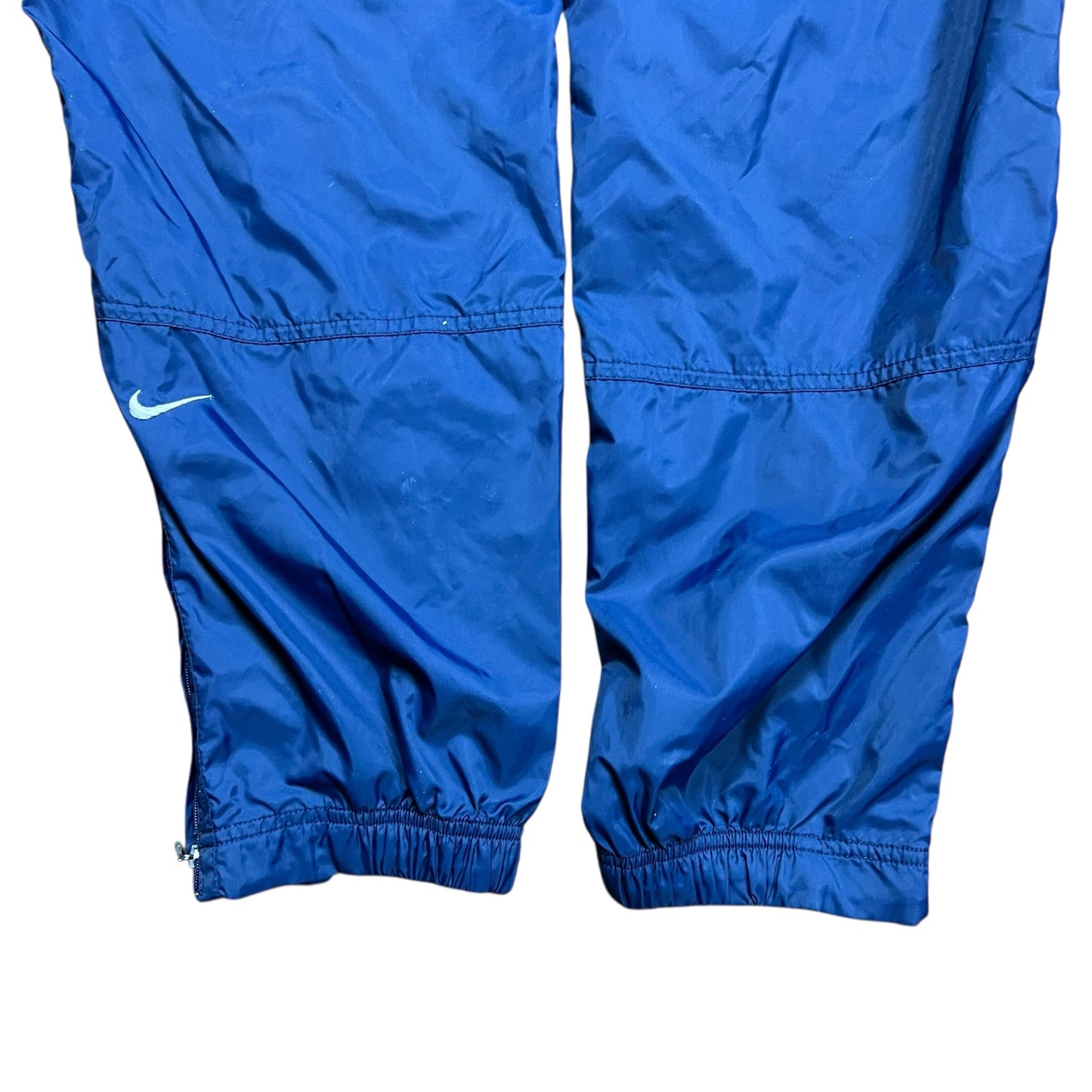 Nike Navy Blue Windbreaker Track Pants - XS