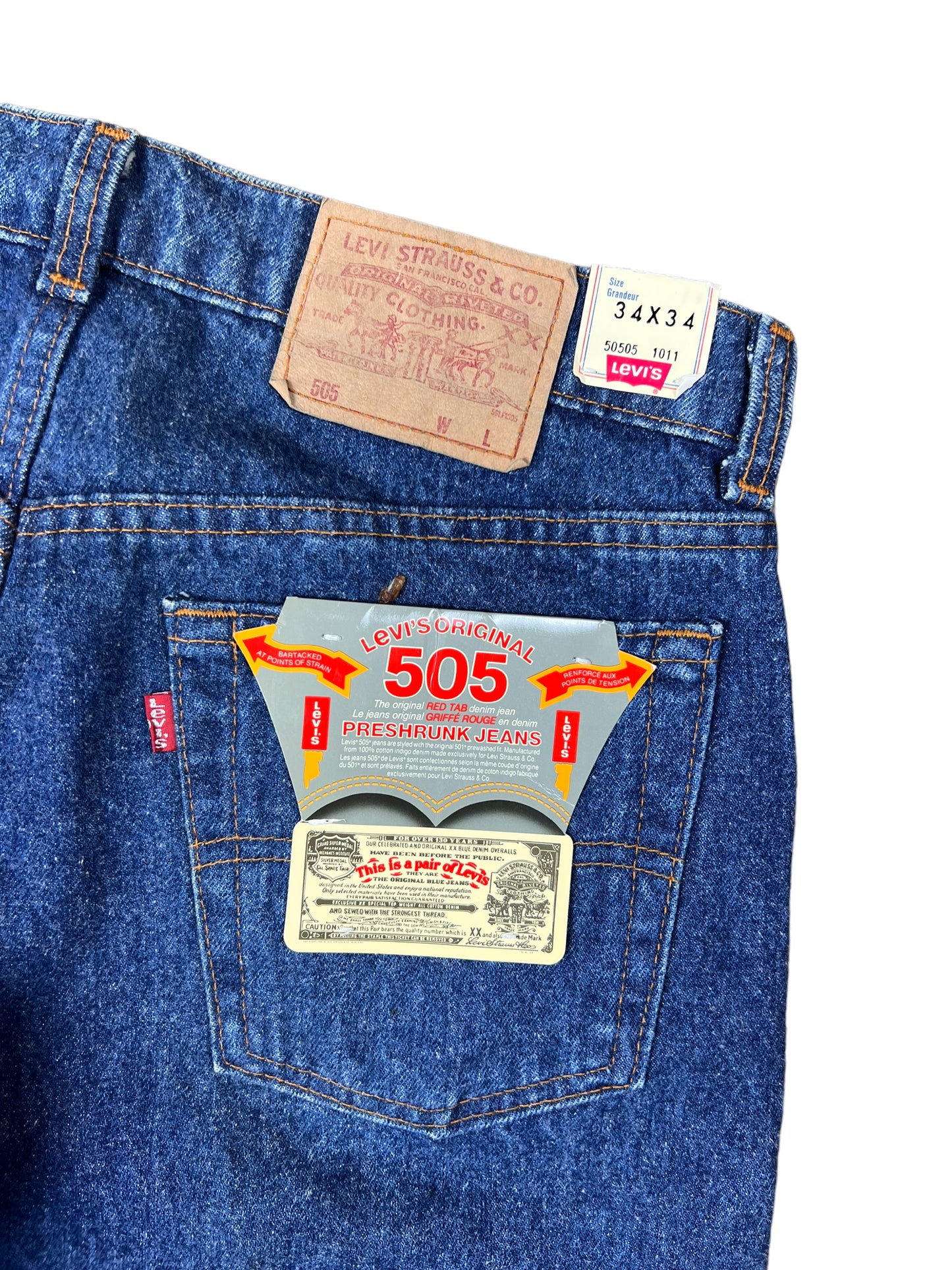 Levi’s 505 Blue Denim Jeans - 32"