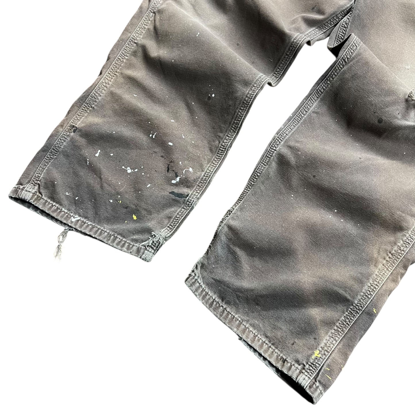 Carhartt Faded & Distressed Brown Work Pants - 36”