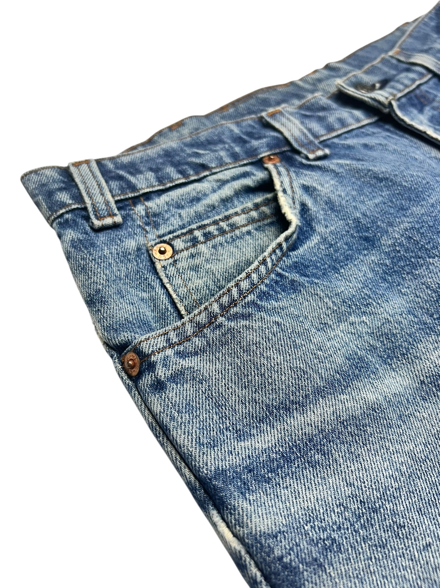 Levi’s Faded Orange Tab Blue Jeans - 33”