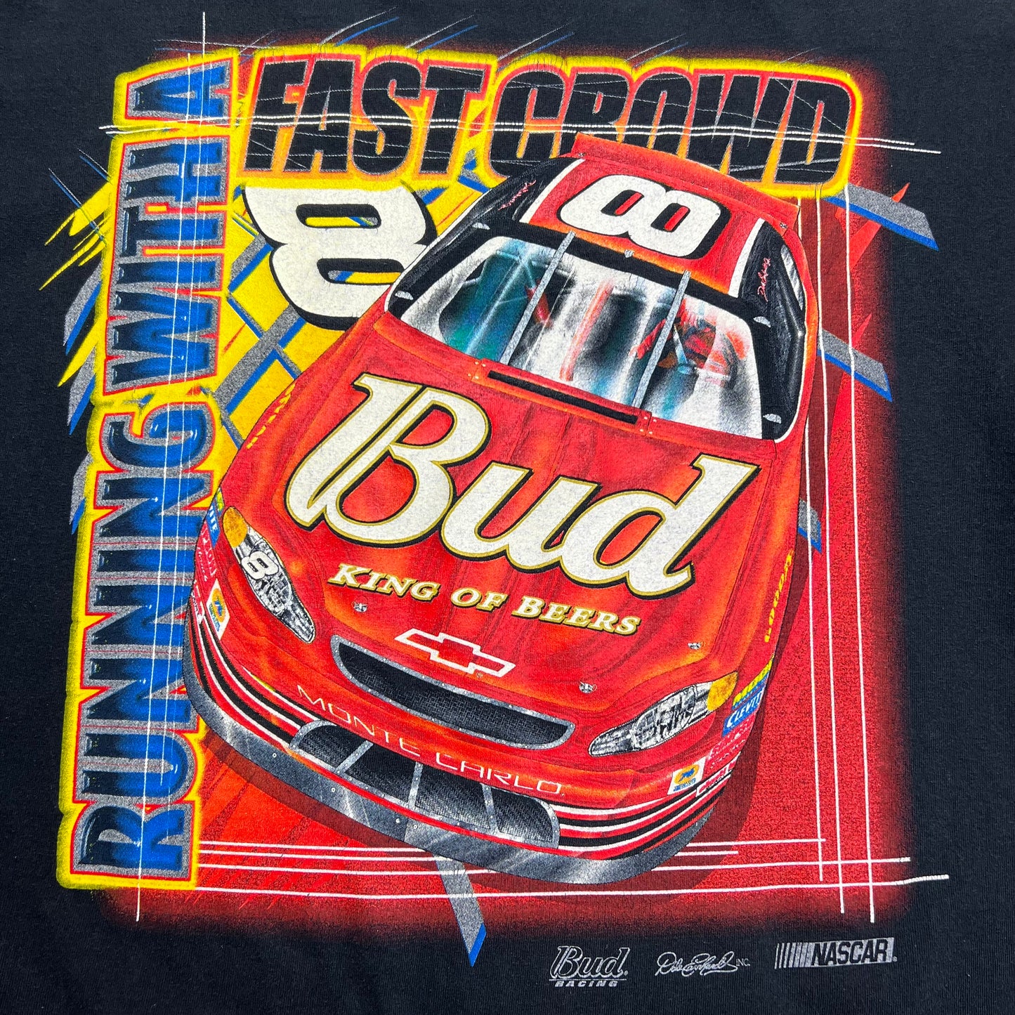 Dale Earnhardt Jr. Bud Racing NASCAR T-shirt - L