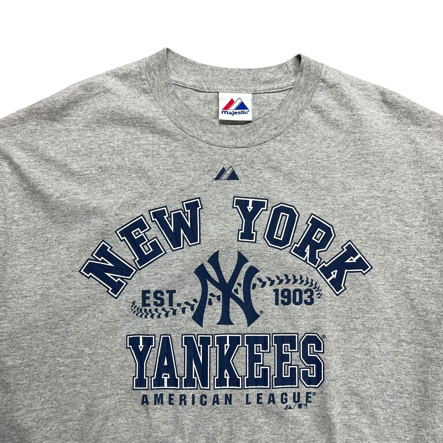 Majestic New York Yankees Grey T-shirt - XL