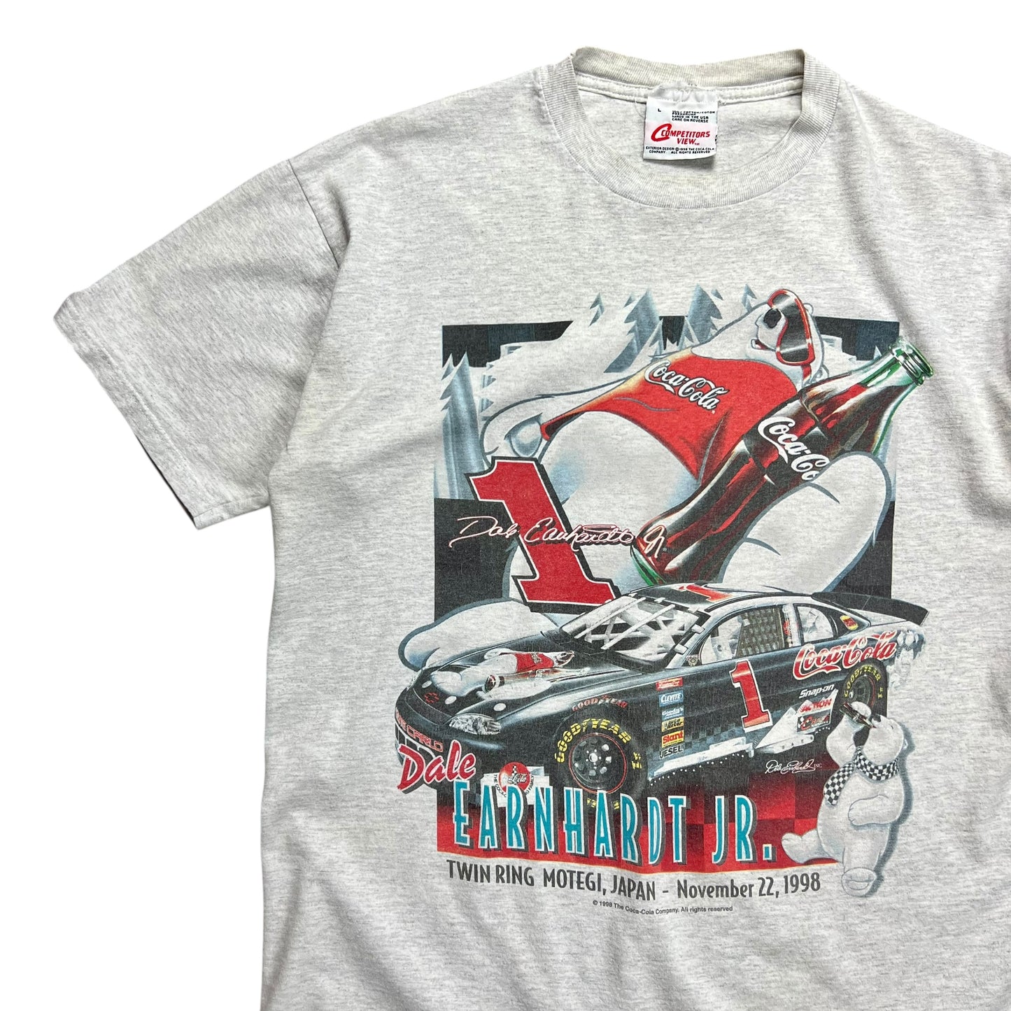 1998 Dale Earnhardt Jr. Coca-Cola Japan T-shirt - L