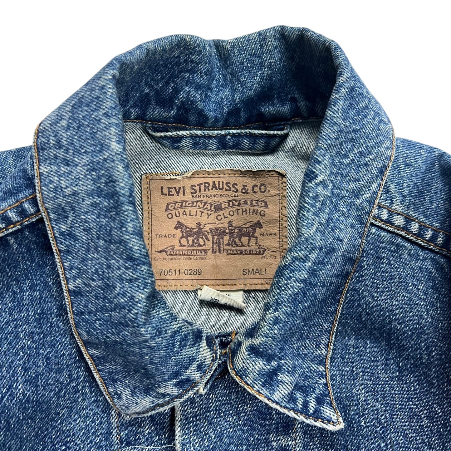 Levi’s Orange Tab Blue Jean Jacket - M