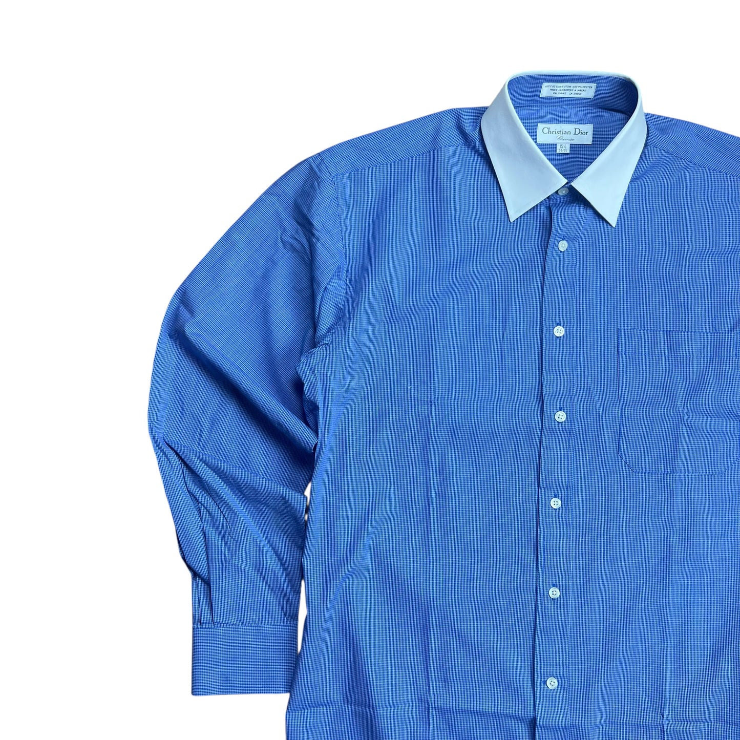 Christain Dior Blue Button-up Shirt - XL