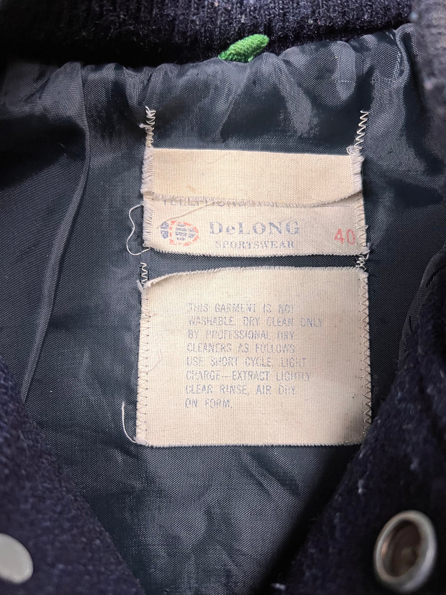 1990’s Delong Varsity Letterman Jacket - S