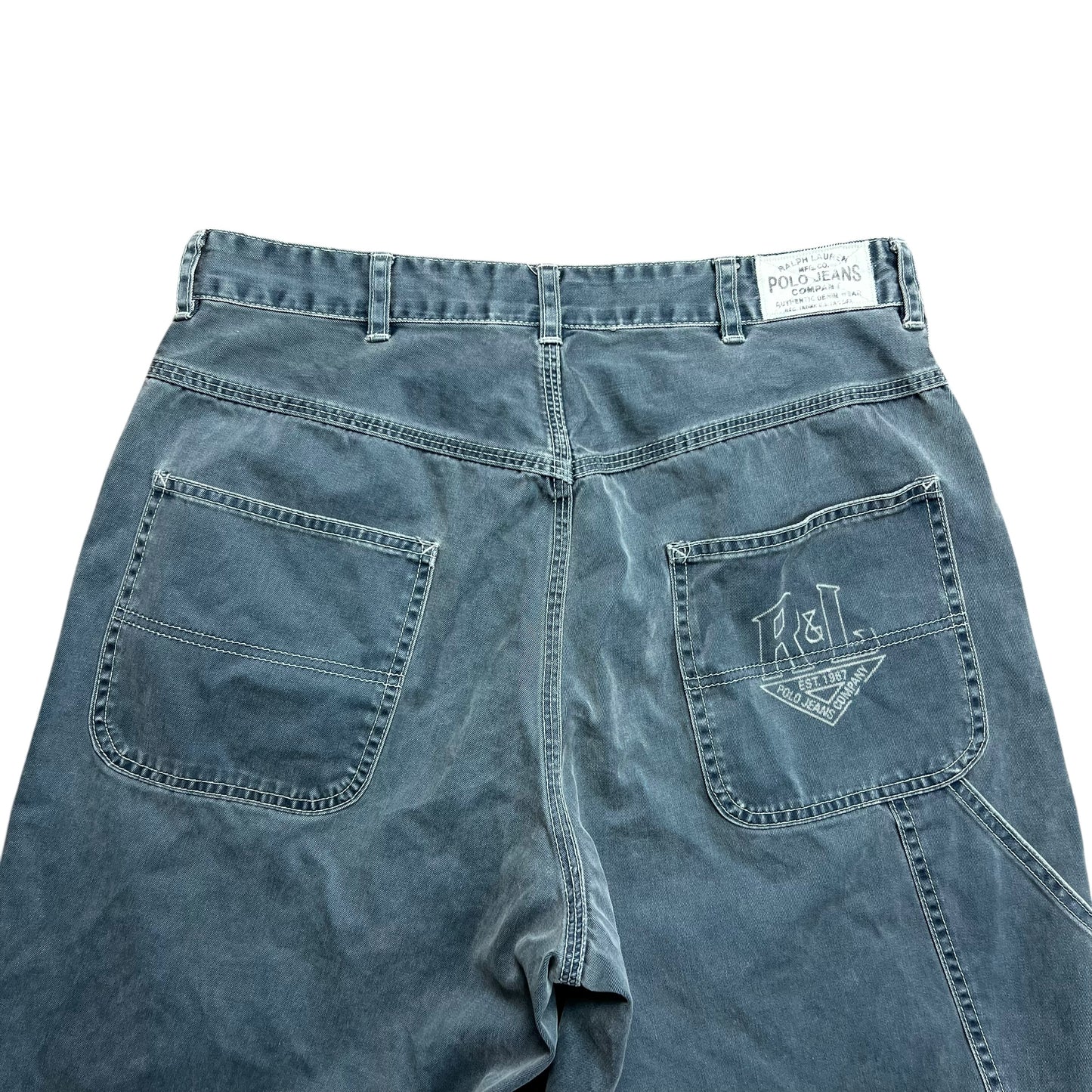 Polo Ralph Lauren Teal Baggy Shorts - 32"