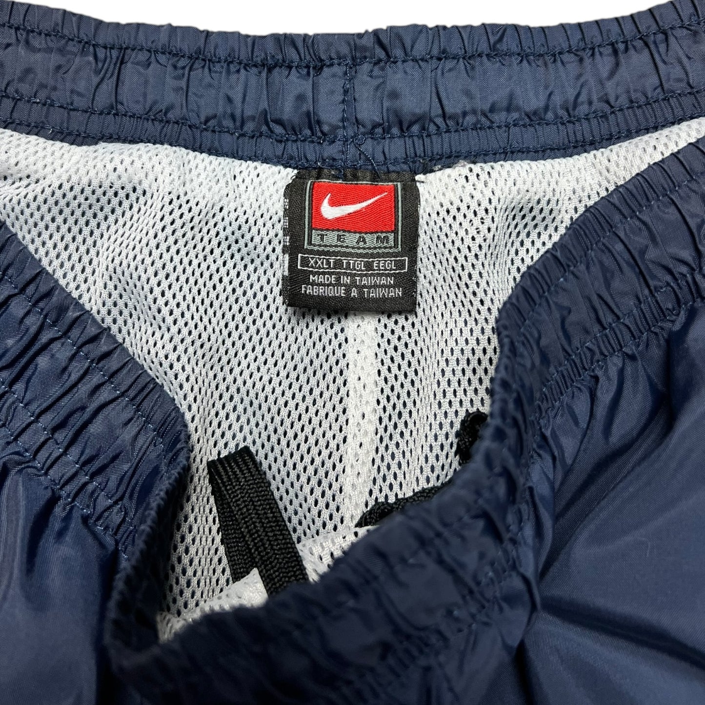 Nike Navy Nylon Track Pants - XXL