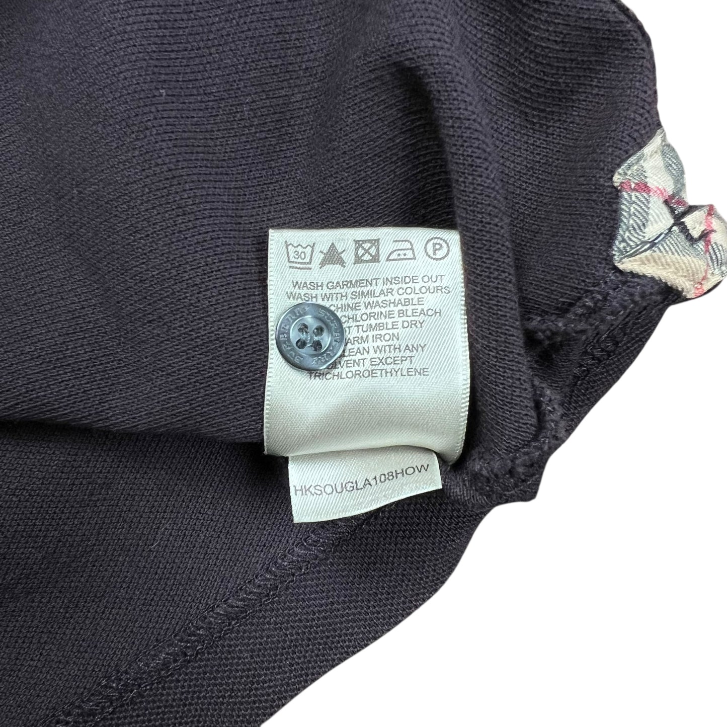 Burberry Brown Basic Polo Shirt - L
