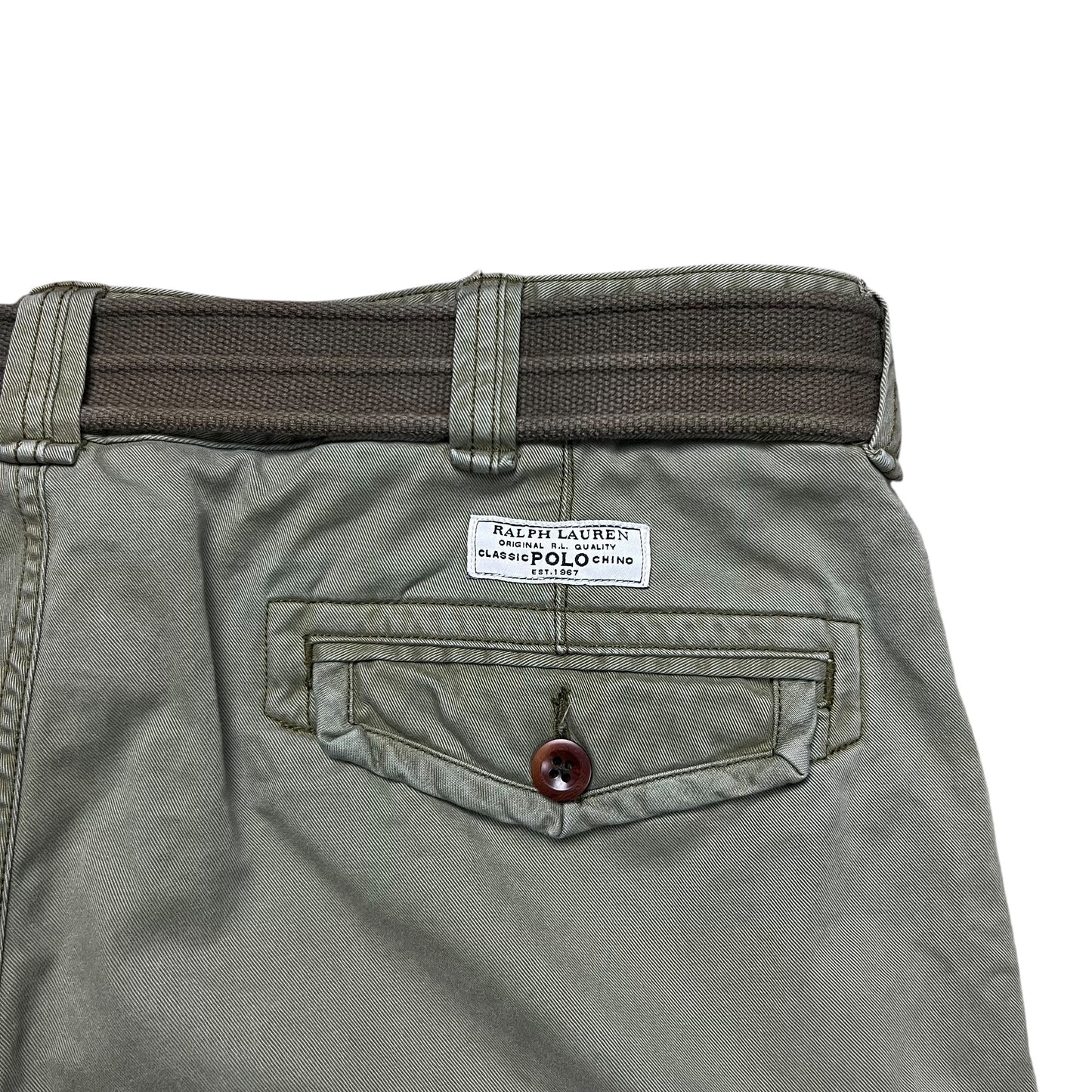 Polo Ralph Lauren Baggy Green Cargo Shorts - 40”