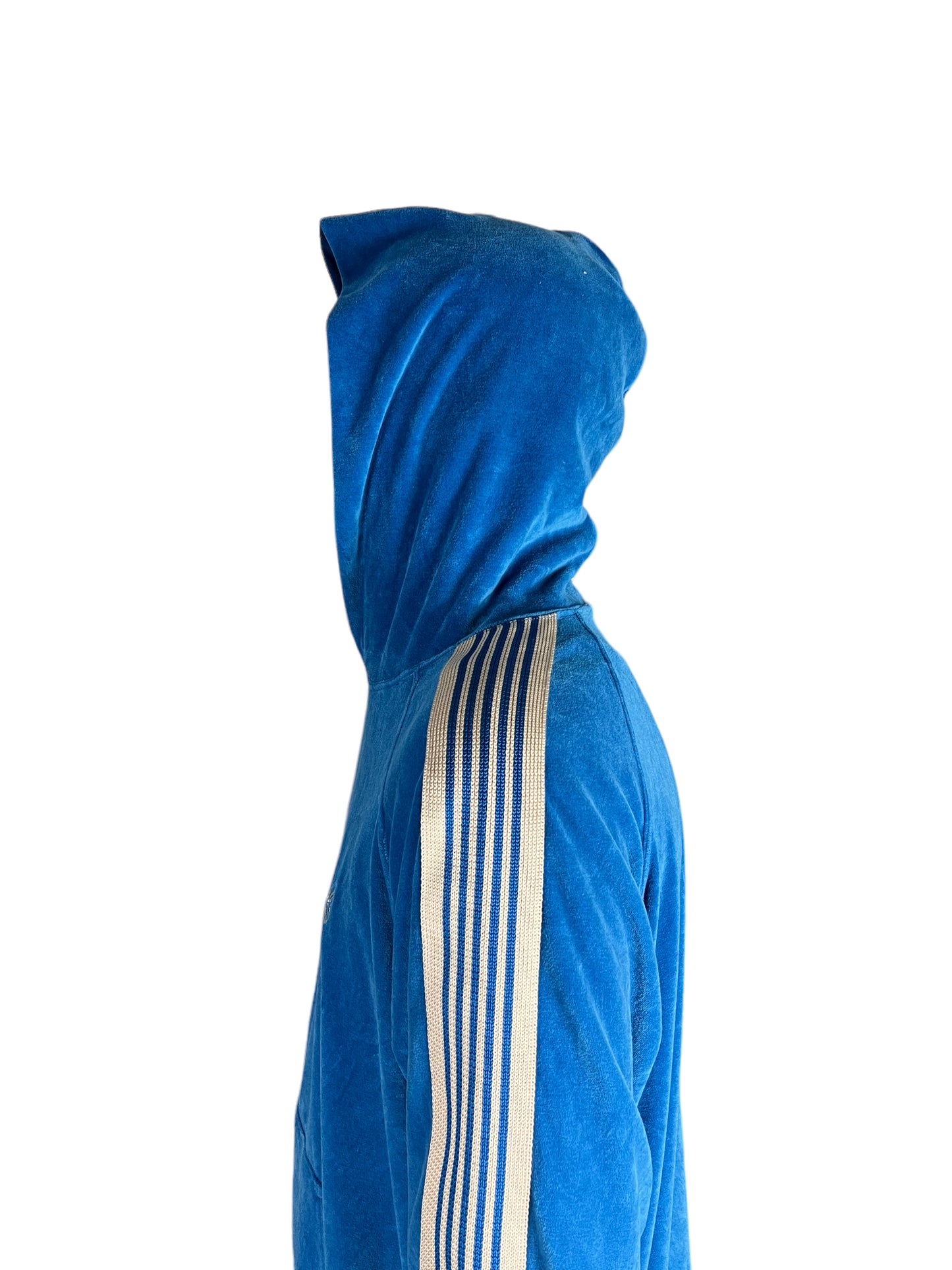 Needles Blue Velour Track Hoodie - L