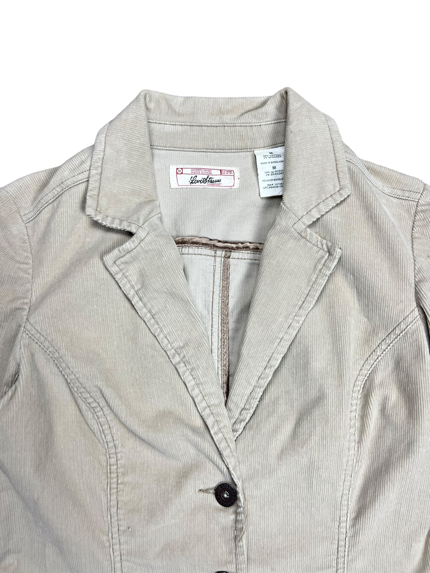 Levi’s Signature Corduroy Blazer Button-up Jacket - M