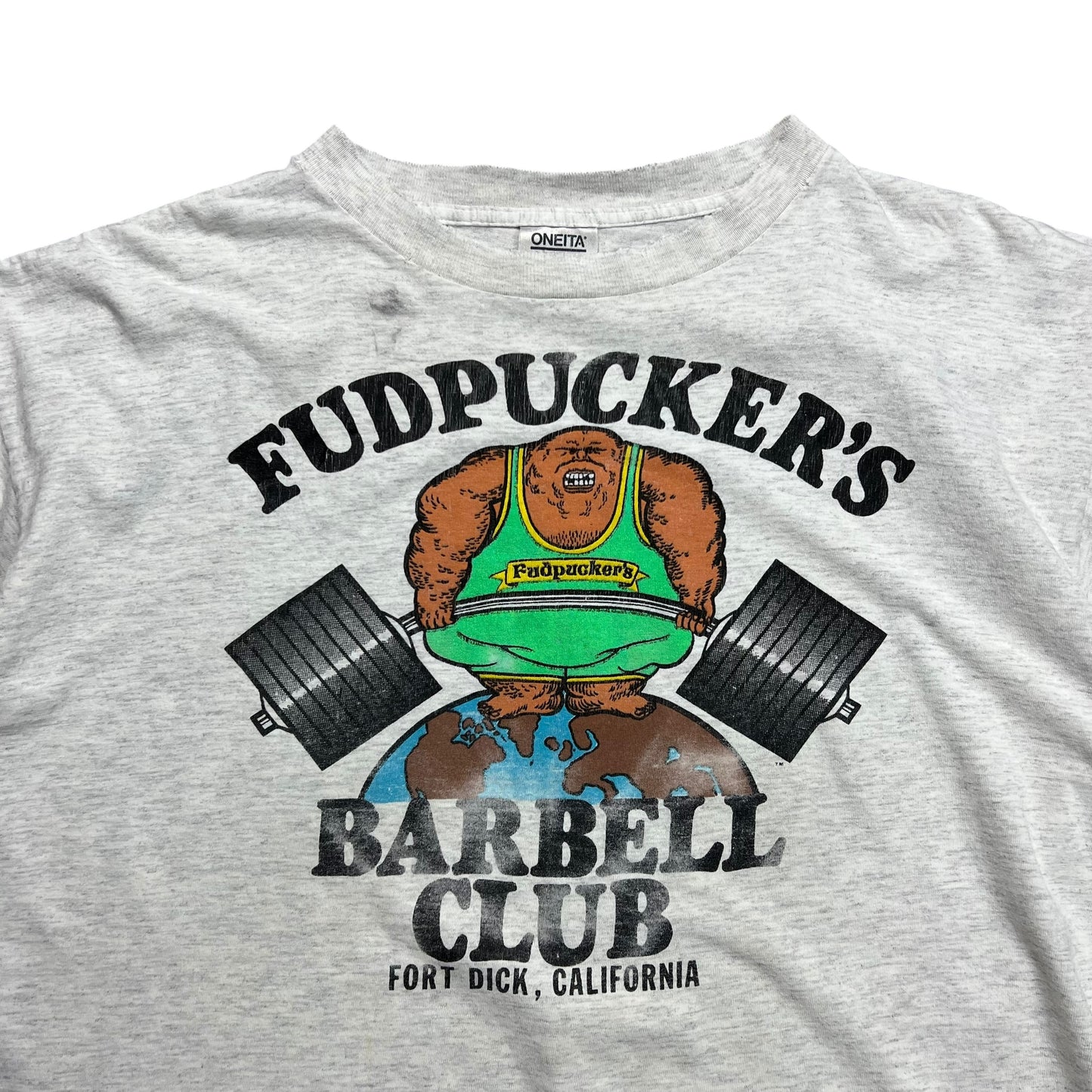 California Fudpuckers Barbell Club T-shirt - XL