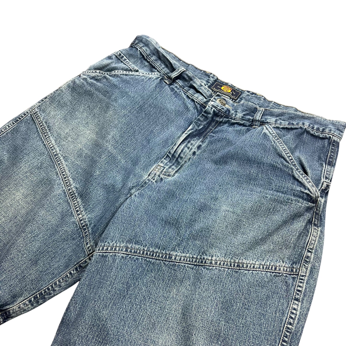 Route 66 Faded Blue Jean Shorts - 36”