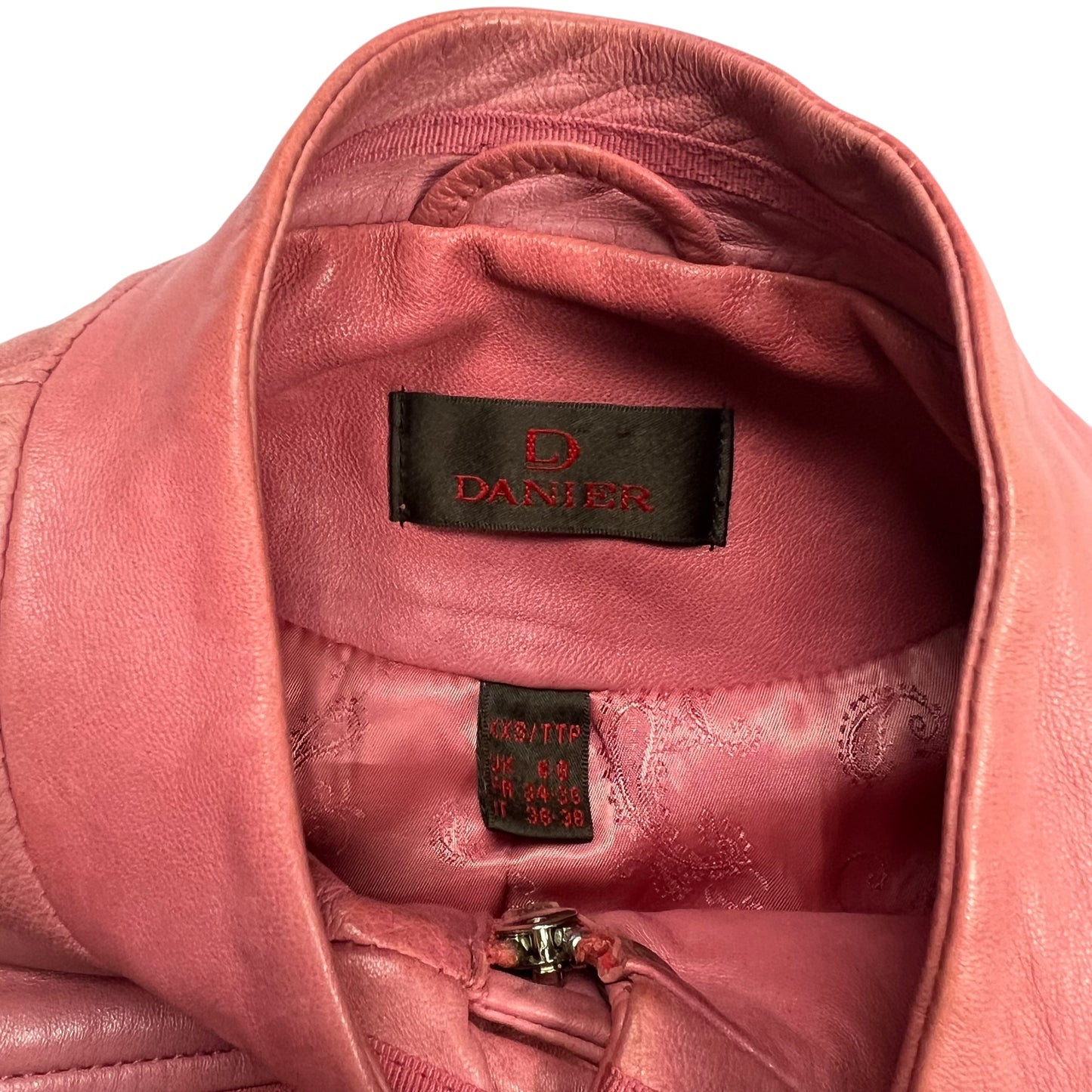 Danier Soft Pink Leather Jacket - XS