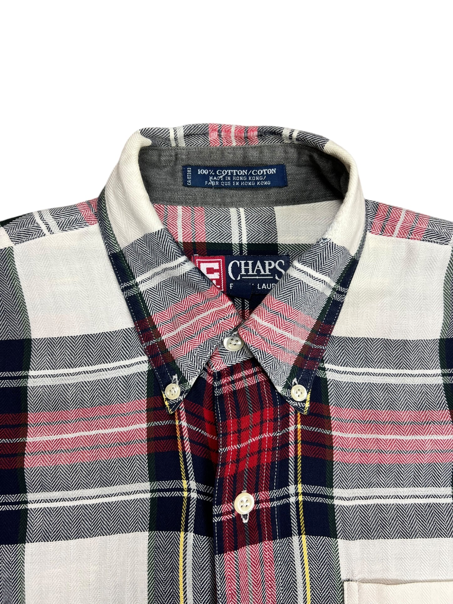 Chaps Ralph Lauren Plaid Button-up Shirt - XL