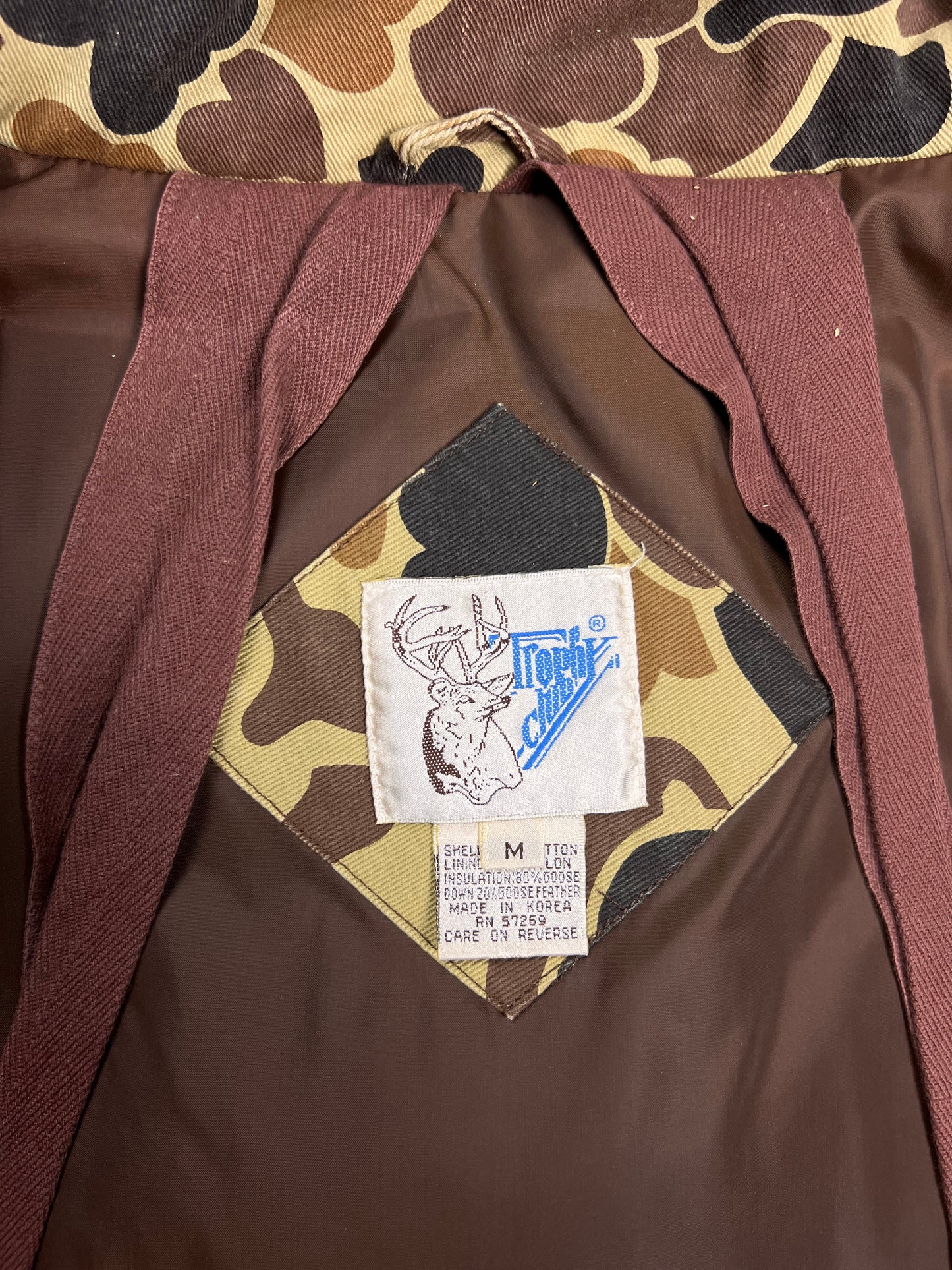 Trophy Club Duck Camo Heavy Insulated Jacket - L