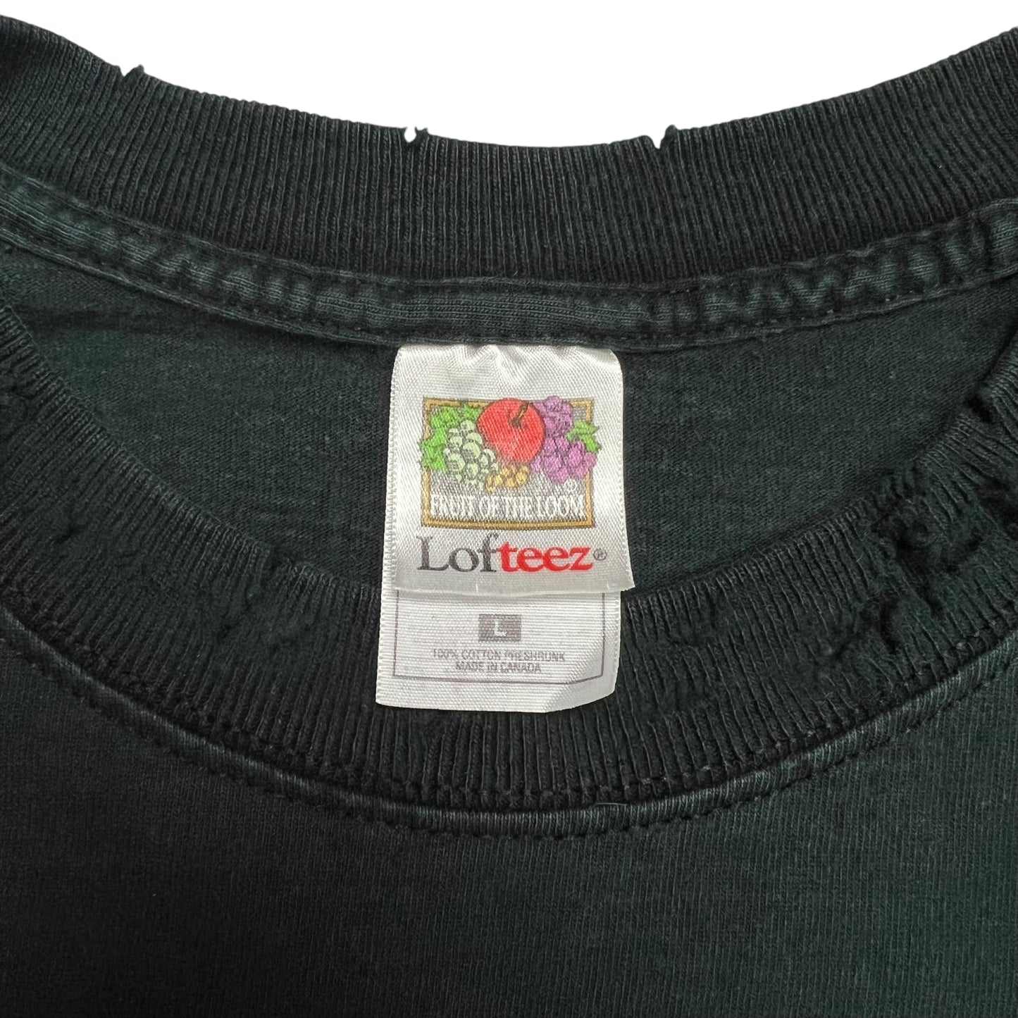 Stage Door Black Distressed T-shirt - L