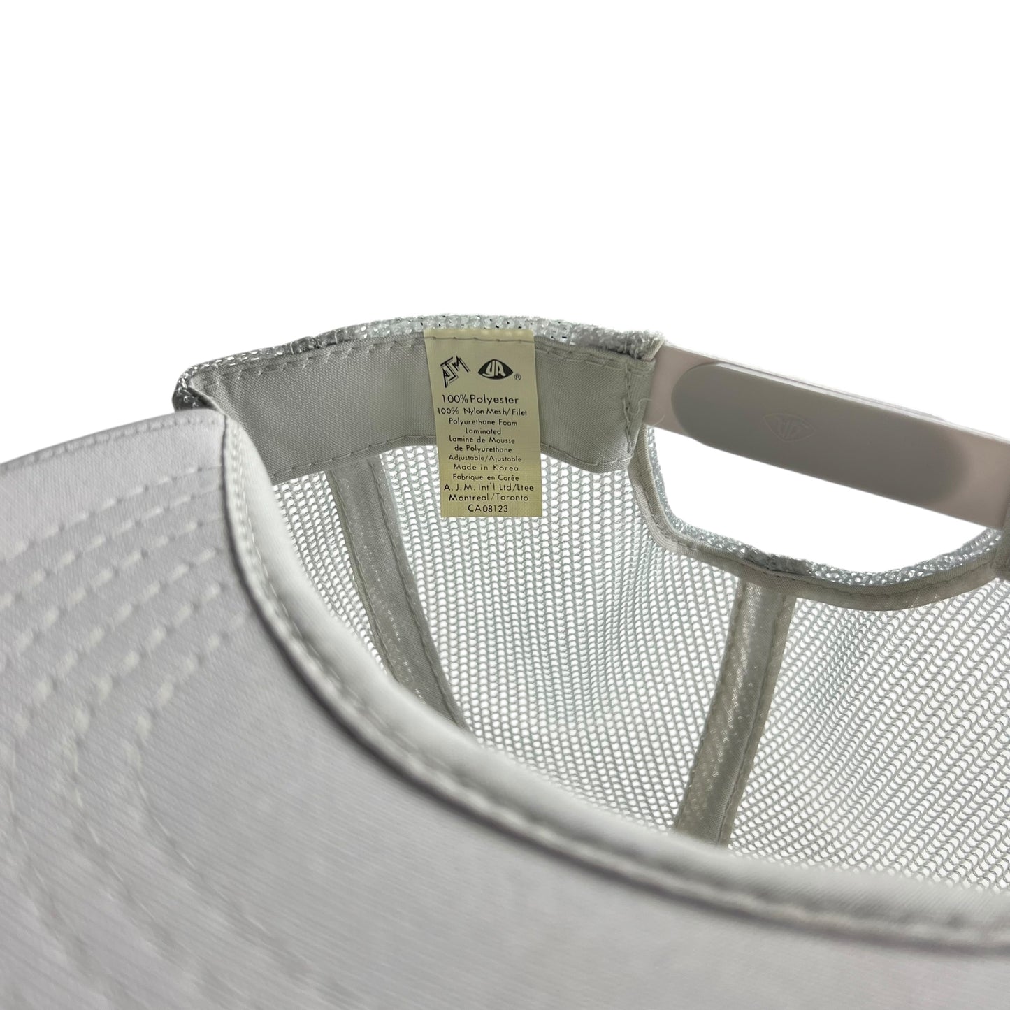 White Ed Penner Contraction Trucker Hat