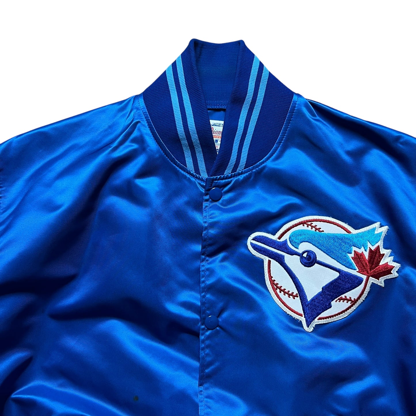 Starter Toronto Blue Jays Satin Bomber Jacket - L