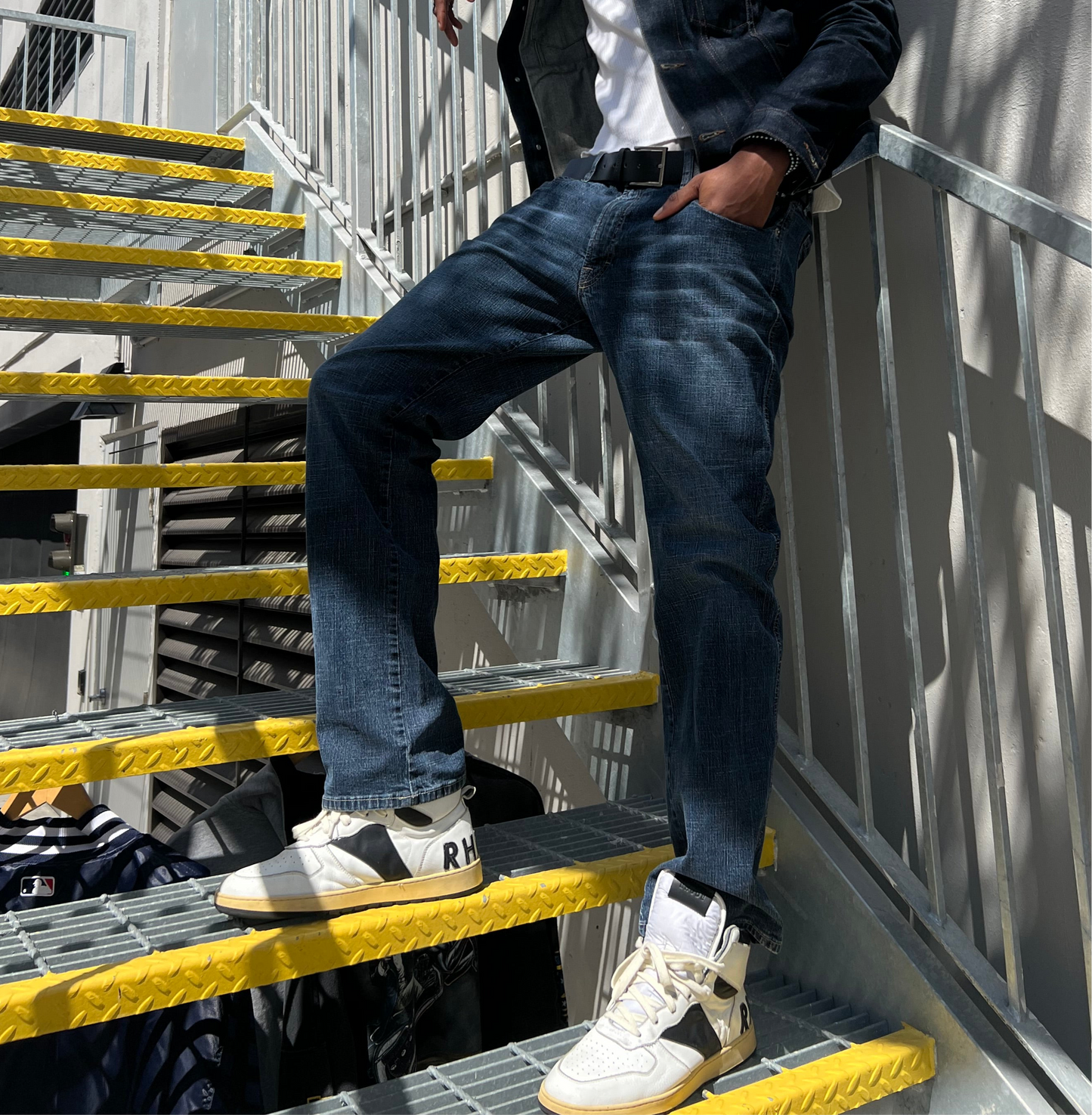 Diesel Faded Dark Wash Jeans - 35"