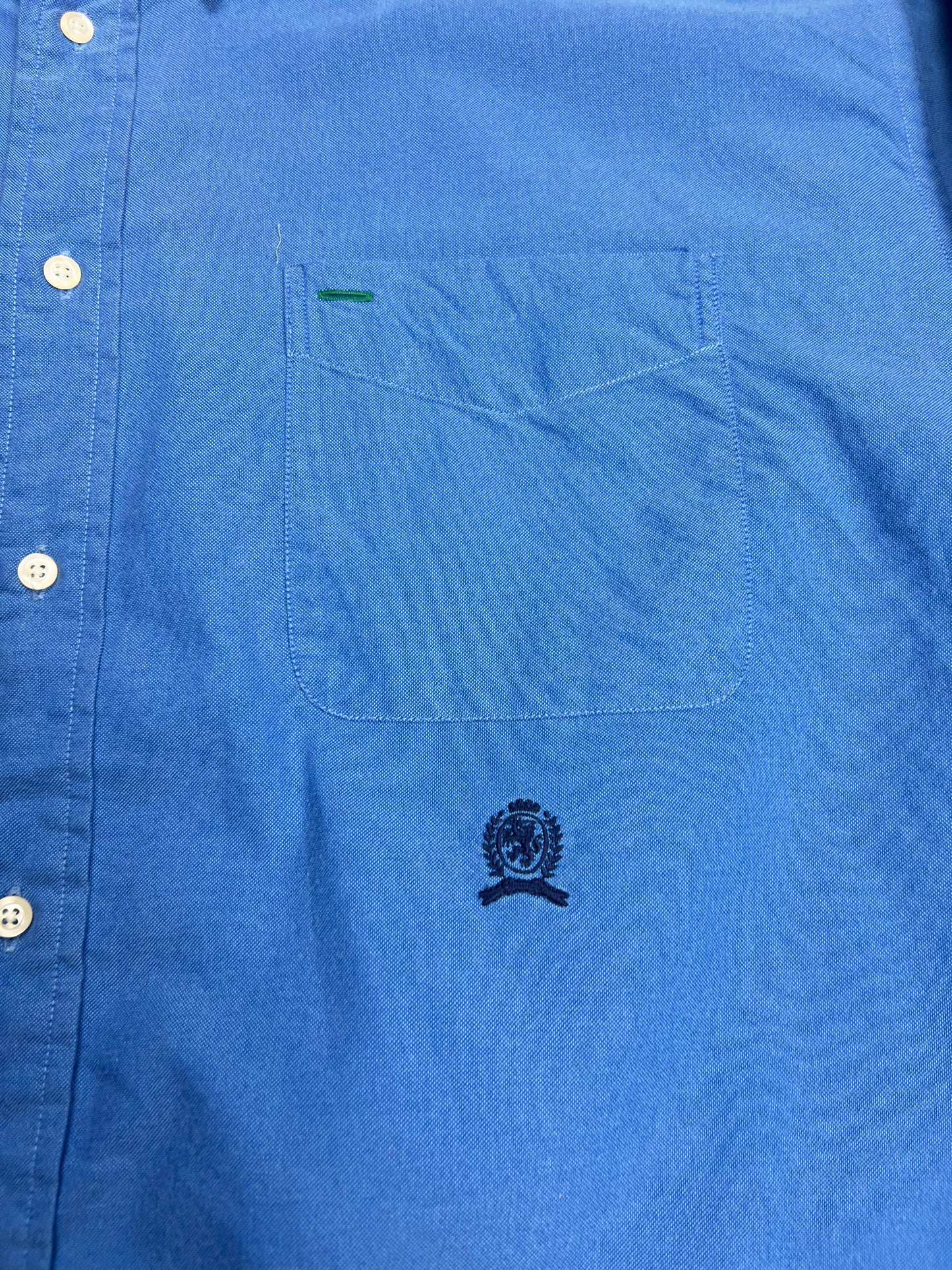 Tommy Hilfiger Boxy Blue Button-up Shirt - XL