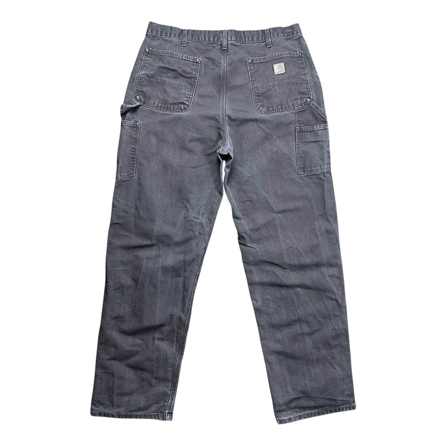 Carhartt Faded Brown Double Knee Work Pants - 38”