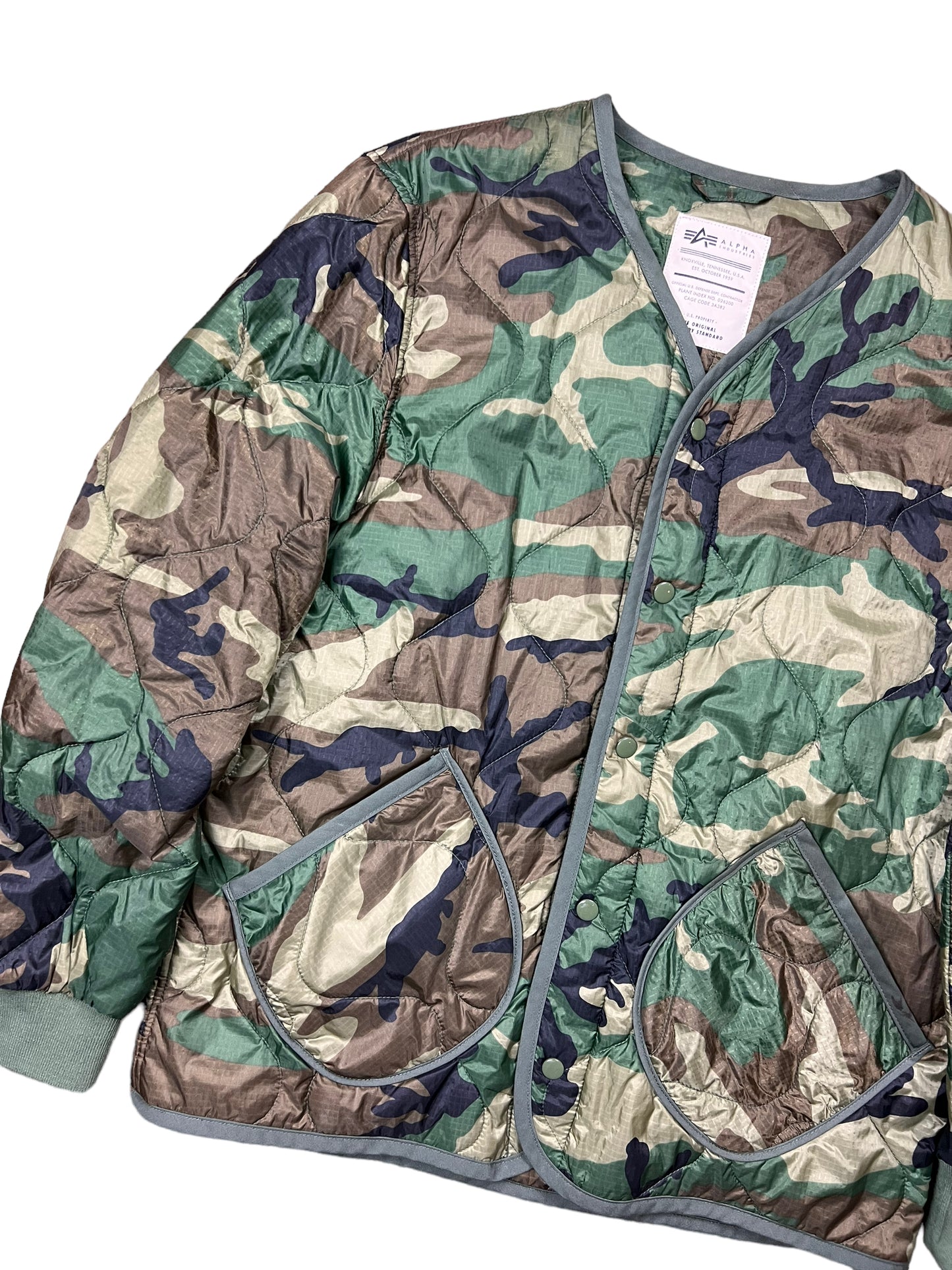 Alpha Industries Woodland Liner Jacket - L