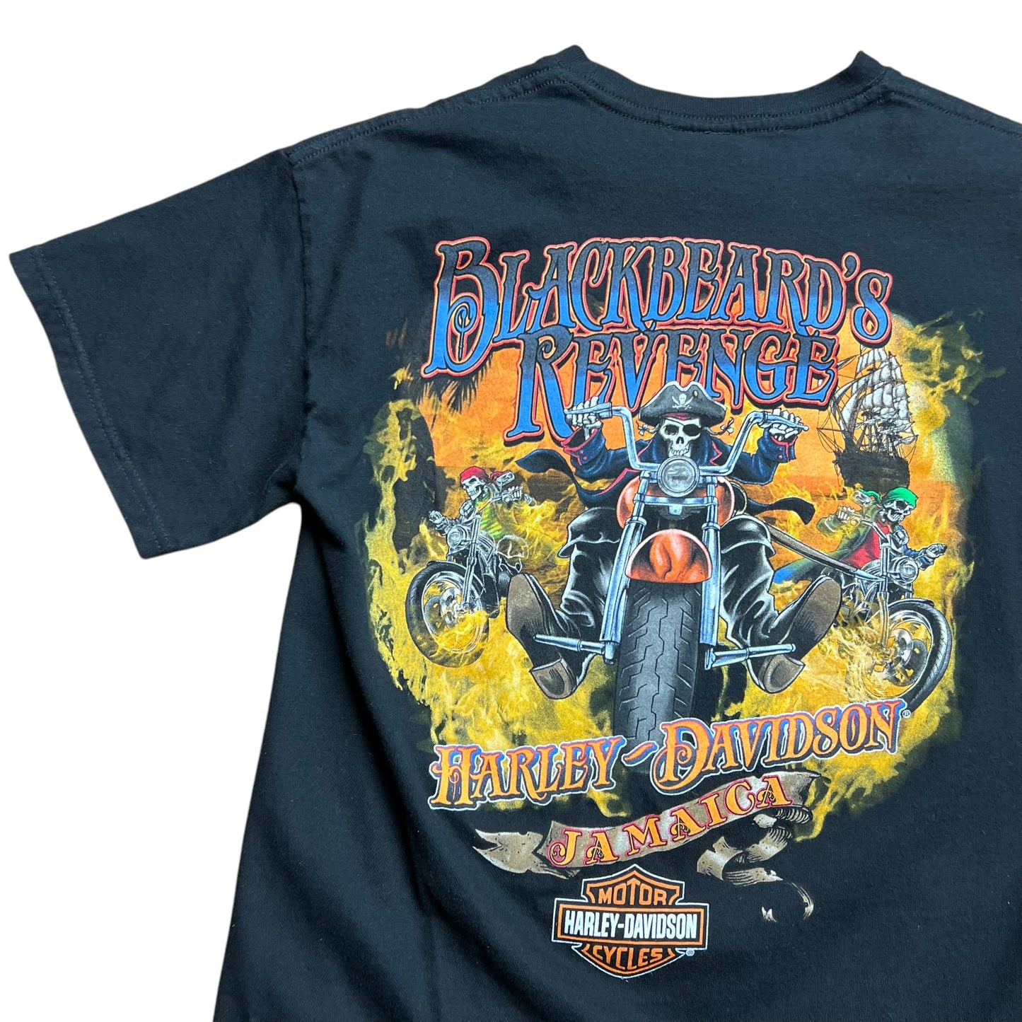 Harley-Davidson Jamaica Skull Pirate T-shirt - M
