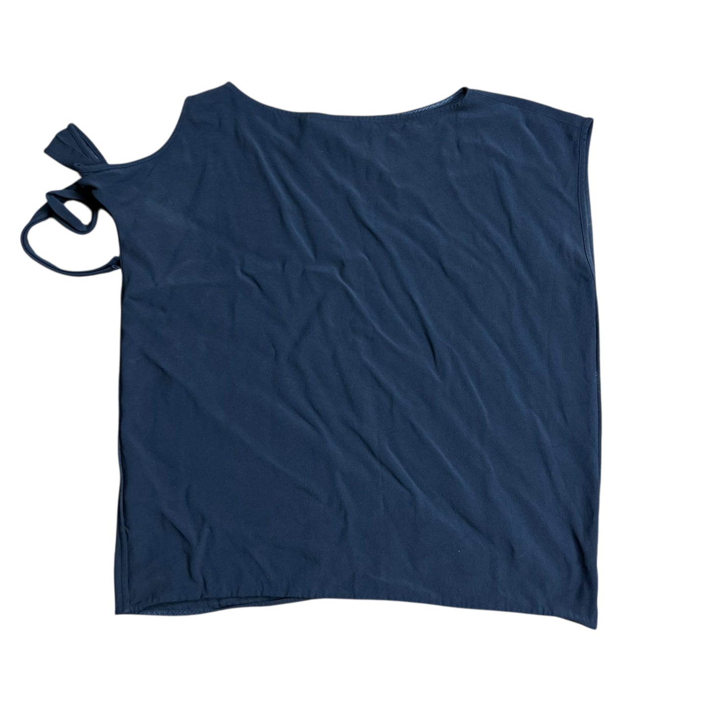 Helmut Lang Navy Tie Top - M