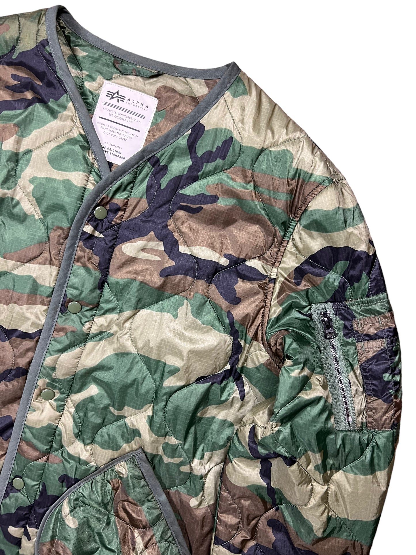 Alpha Industries Woodland Liner Jacket - L