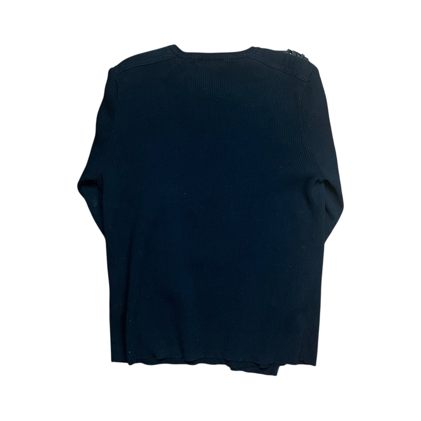 Lauren Ralph Lauren Ribbed Military Sweatshirt - XL