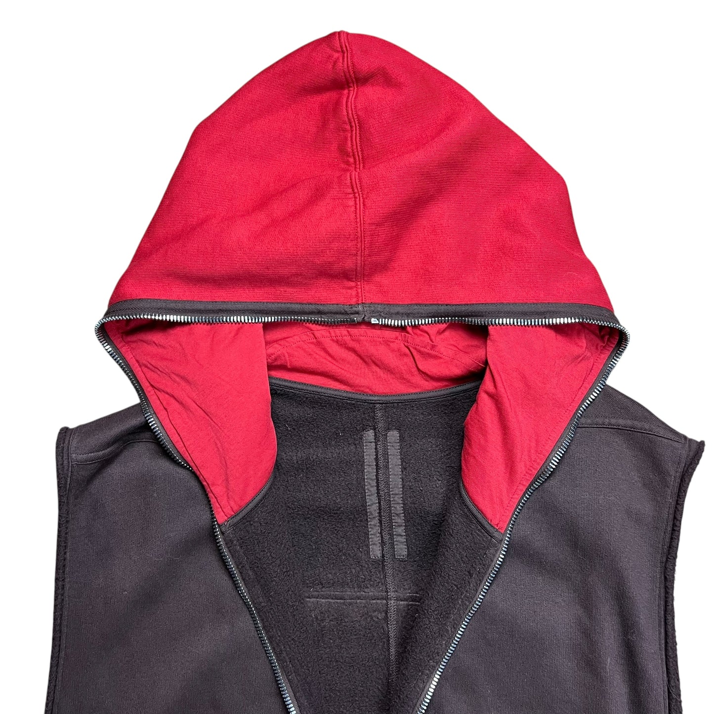 Rick Owens DRKSHDW Sleeveless Gimp Hoodie - L