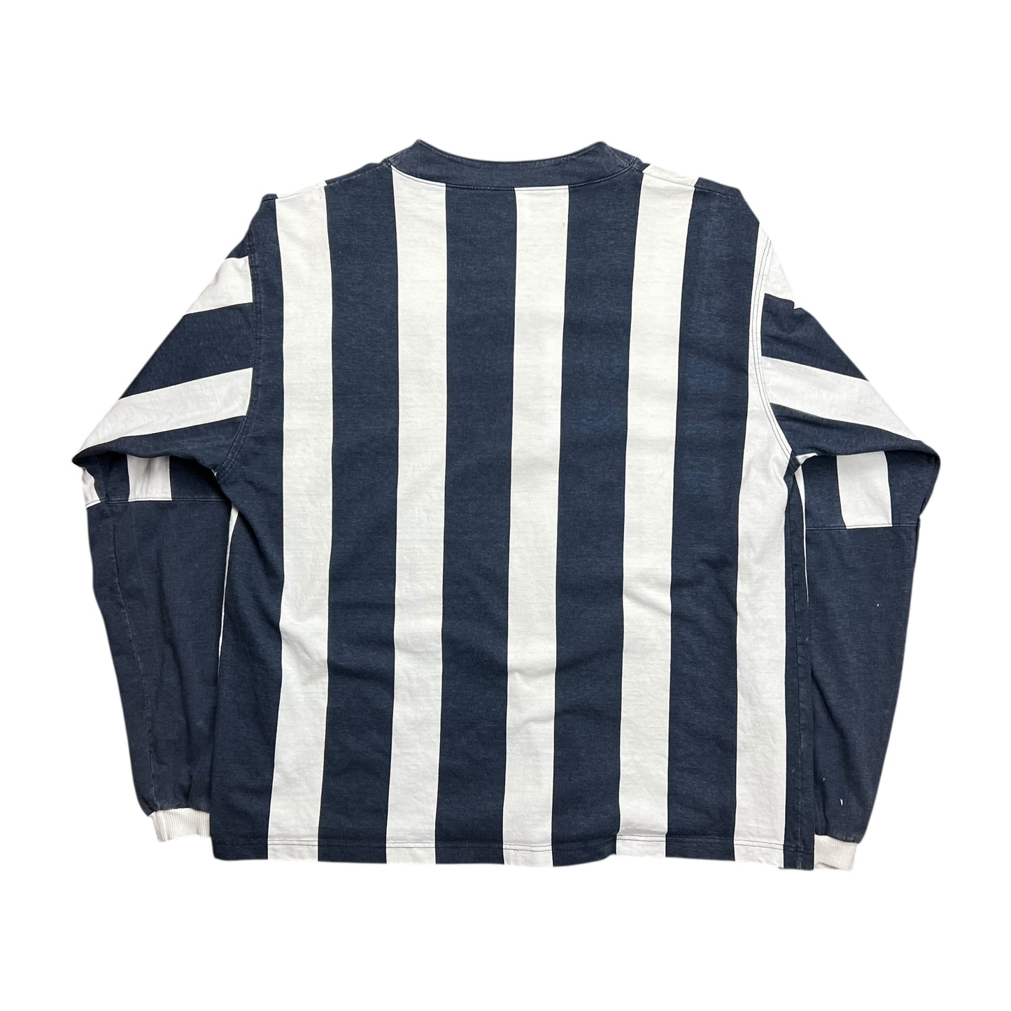 Starter Georgetown Hoyas Striped Long-sleeve Shirt - L