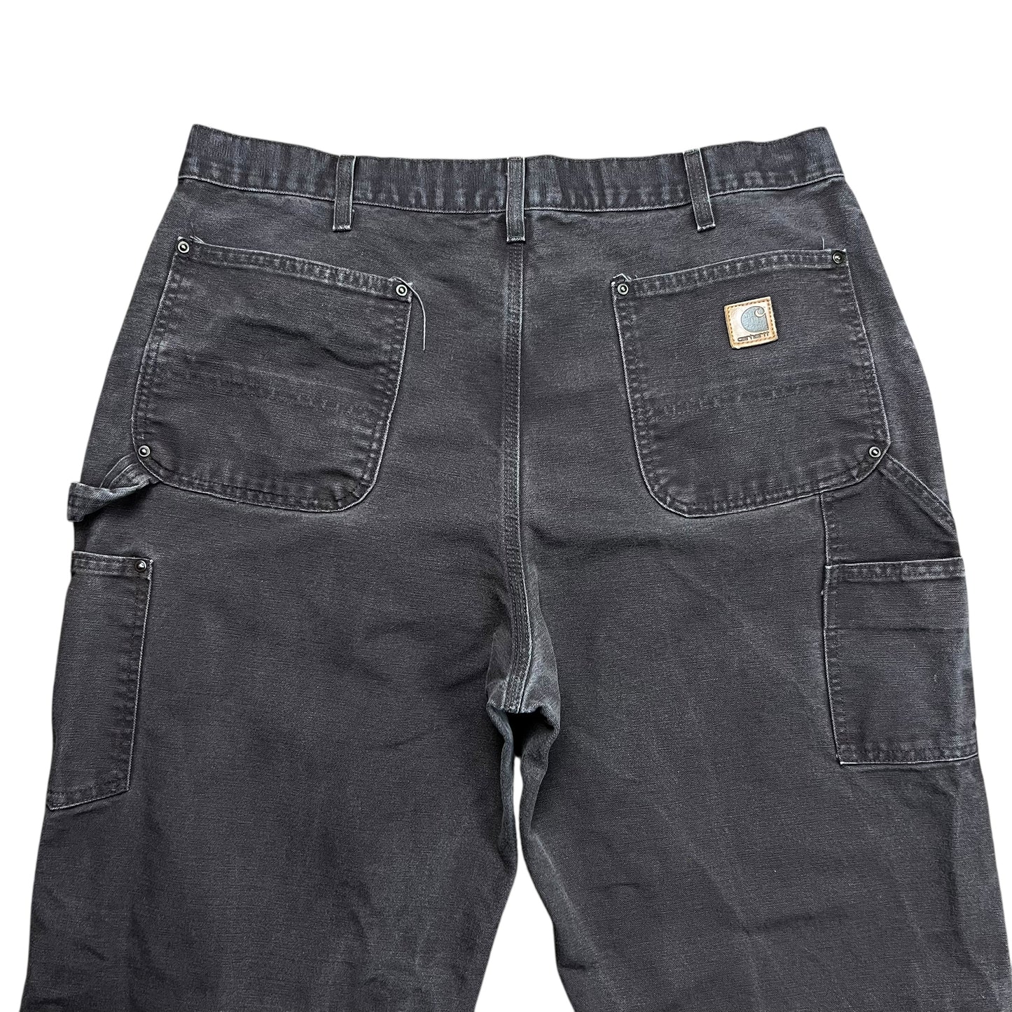 Carhartt Faded Brown Double Knee Work Pants - 38”