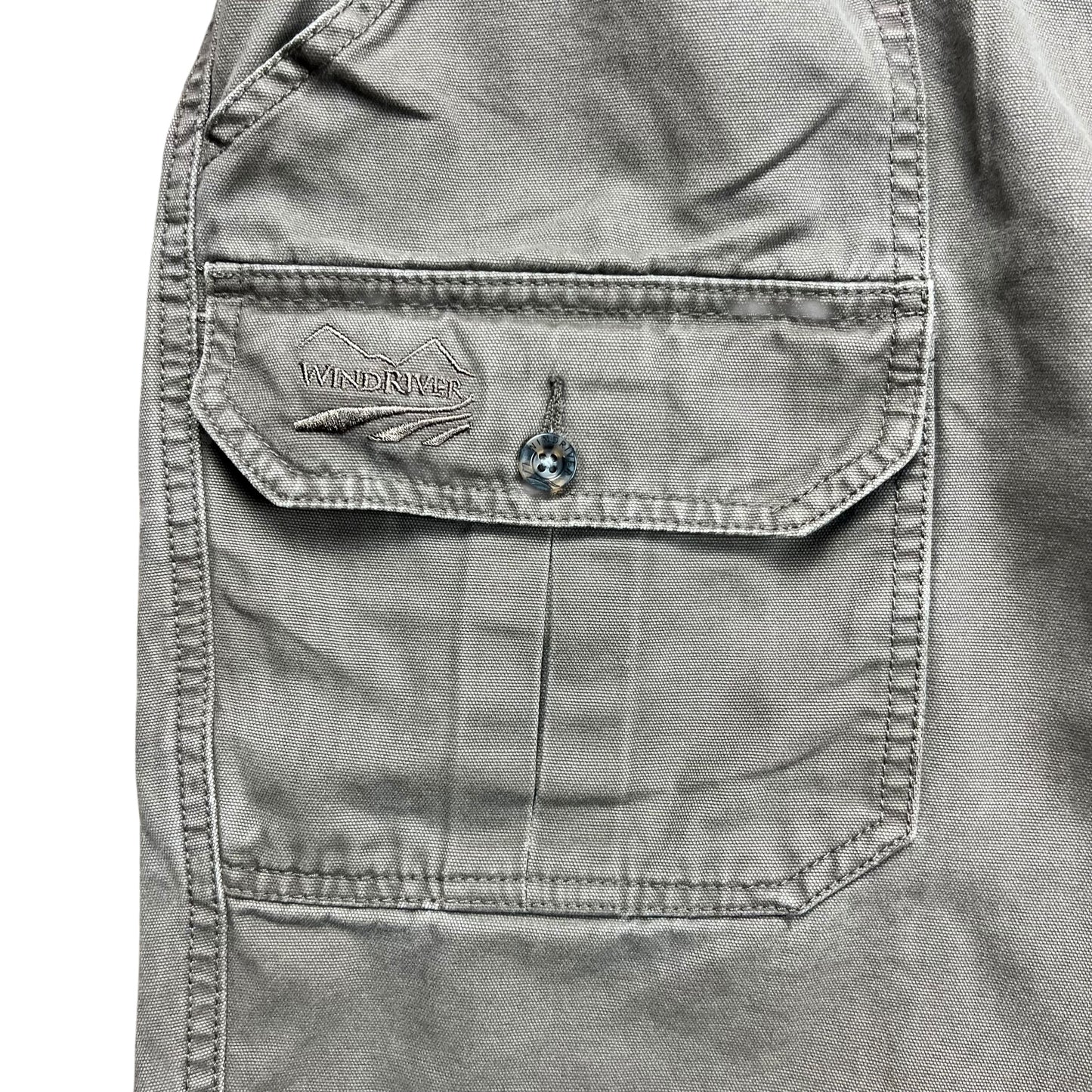 WindRiver Faded Brown Cargo Shorts - 34”