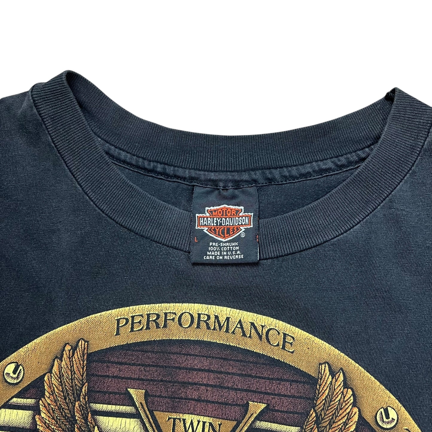 1992 Harley-Davidson Faded Eagle Emblem T-shirt - L